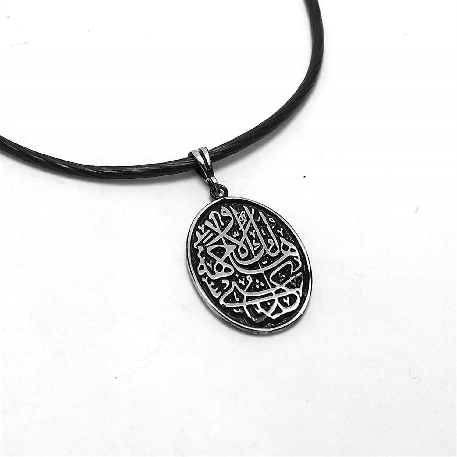Dua Yazılı 925 Ayar Gümüş Cevşen Kolye
