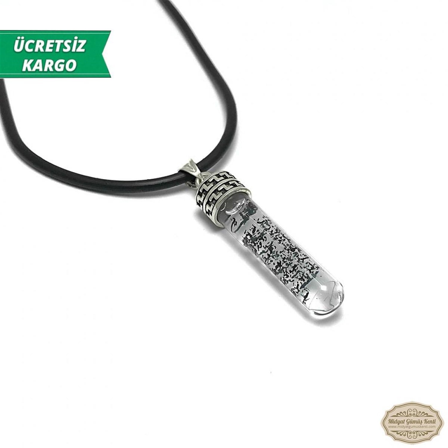 Dualı Kapsül Model Erkek Bayan Gümüş Kolye Ucu