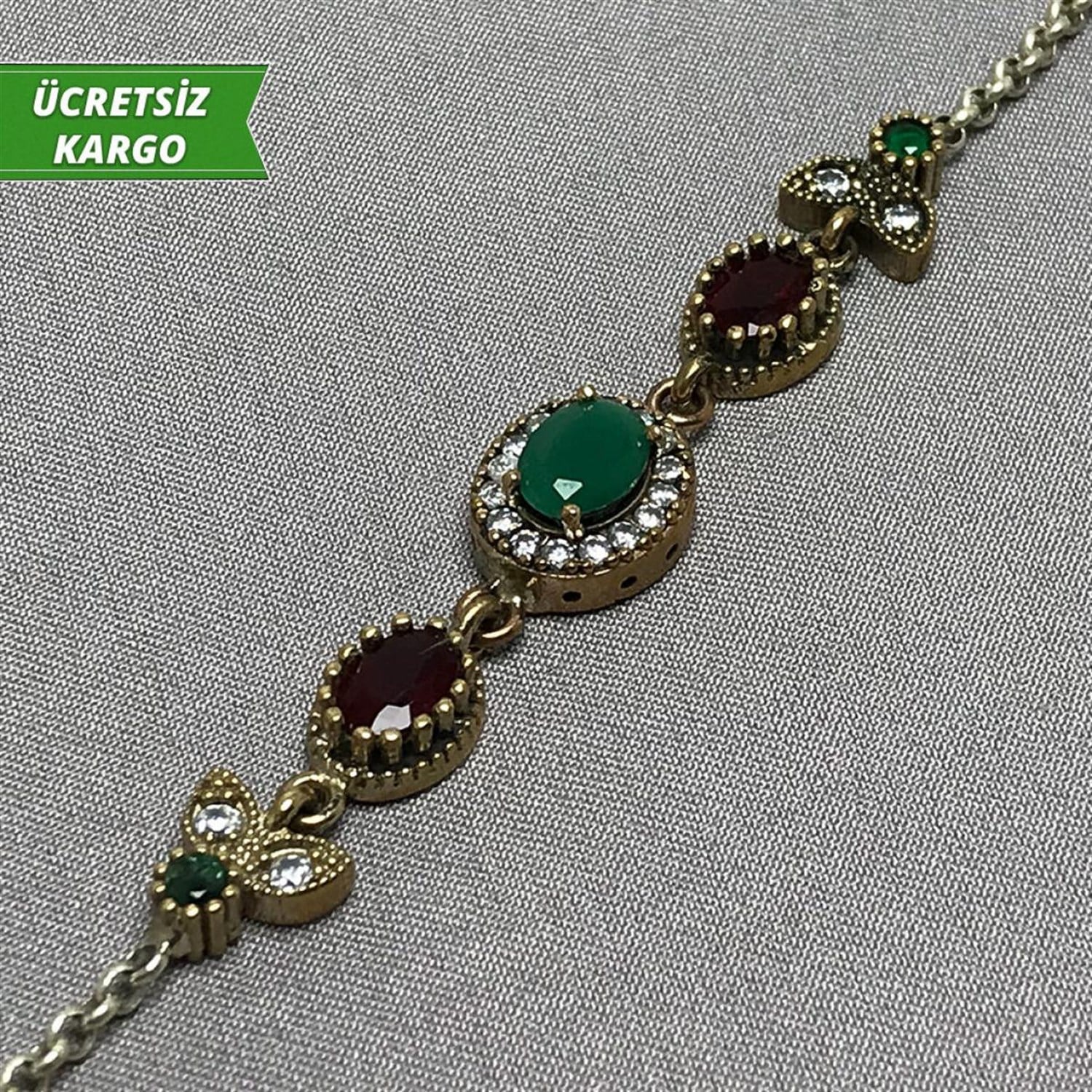 Elips Model Otantik Bayan Gümüş Bileklik