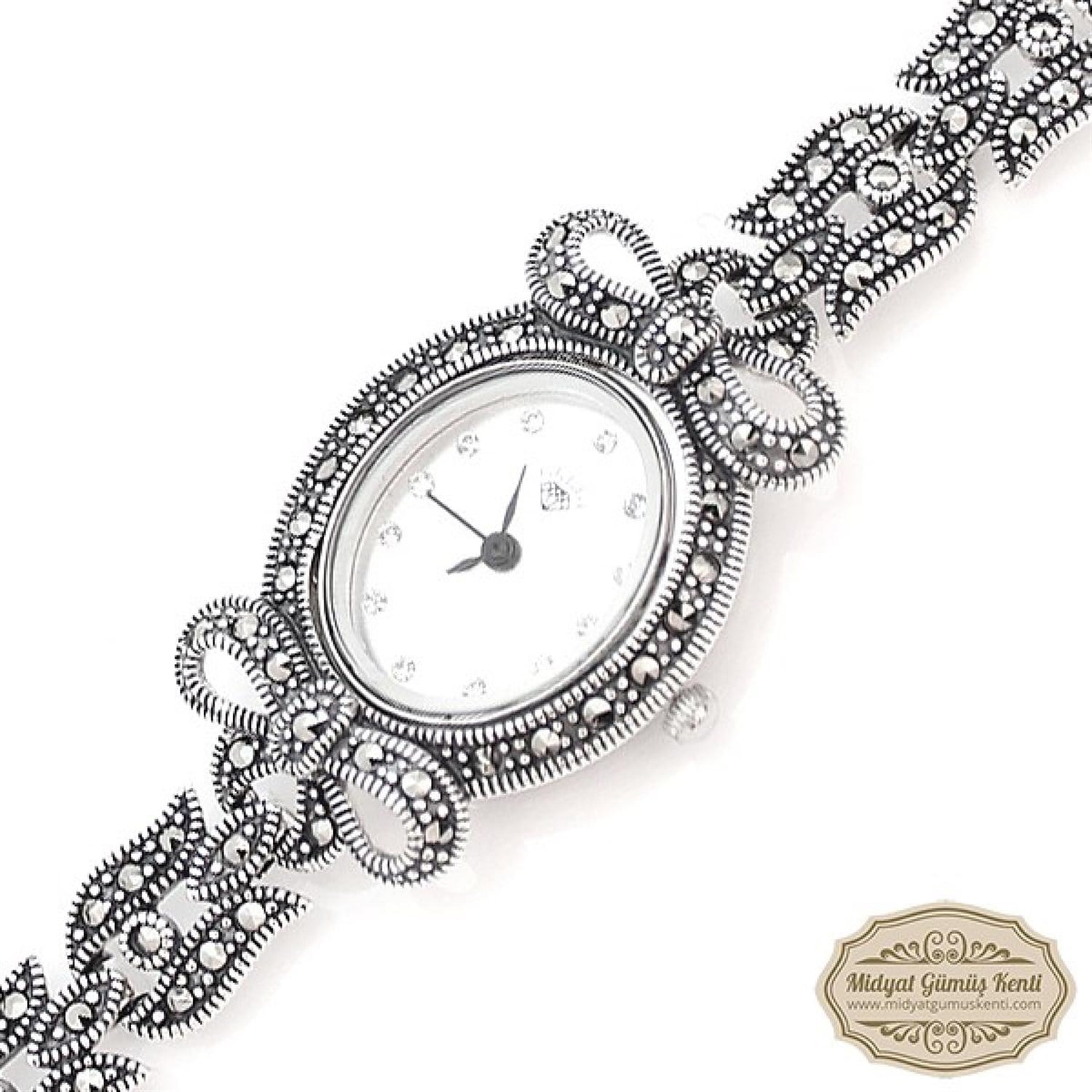 Gül Model Bayan Gümüş Kol Saati
