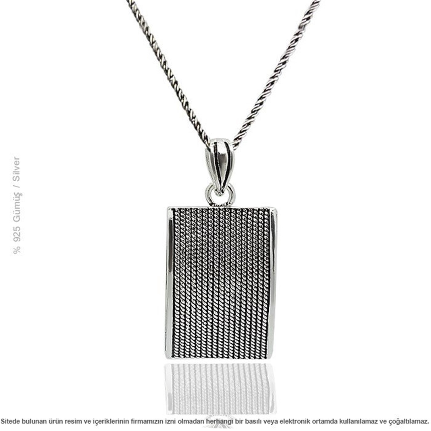 Gümüş Mekik Telkari Bayan Kolye