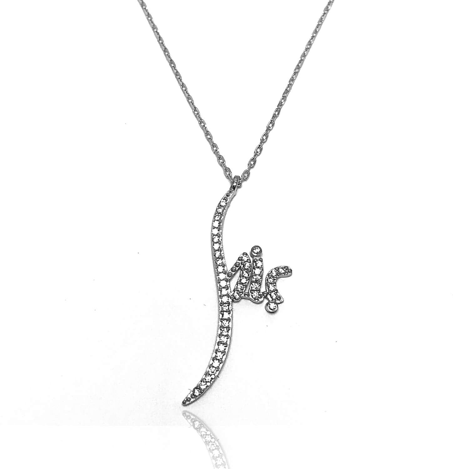 Hiç Yazılı Model Hayalet Gümüş Kolye