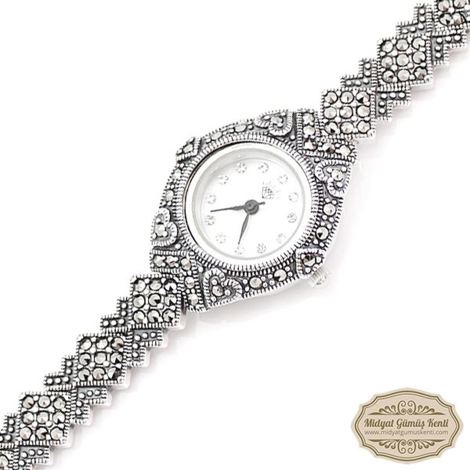 Kalpli Model Bayan Gümüş Kol Saati