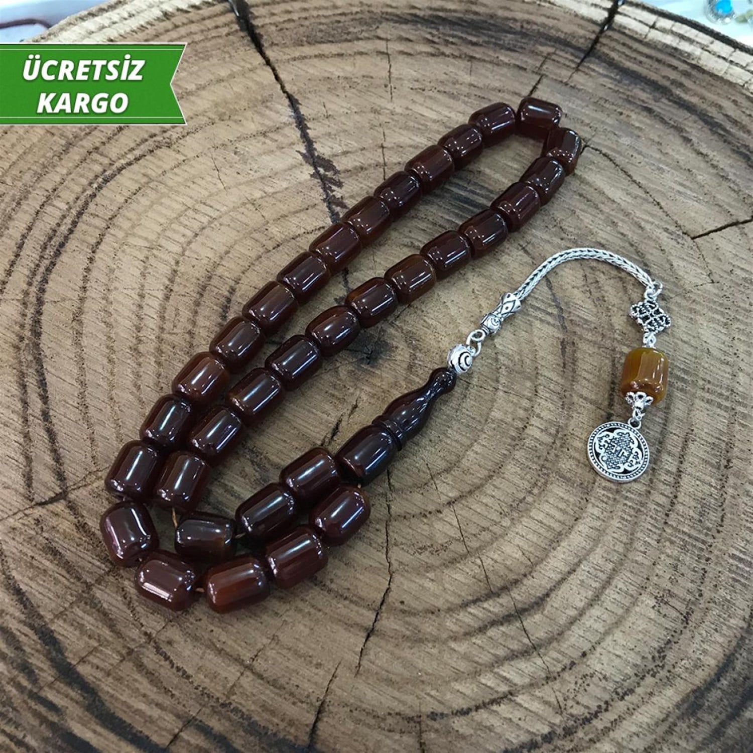 Kesme Kapsül Kesim Sıkma Kehribar Tesbih