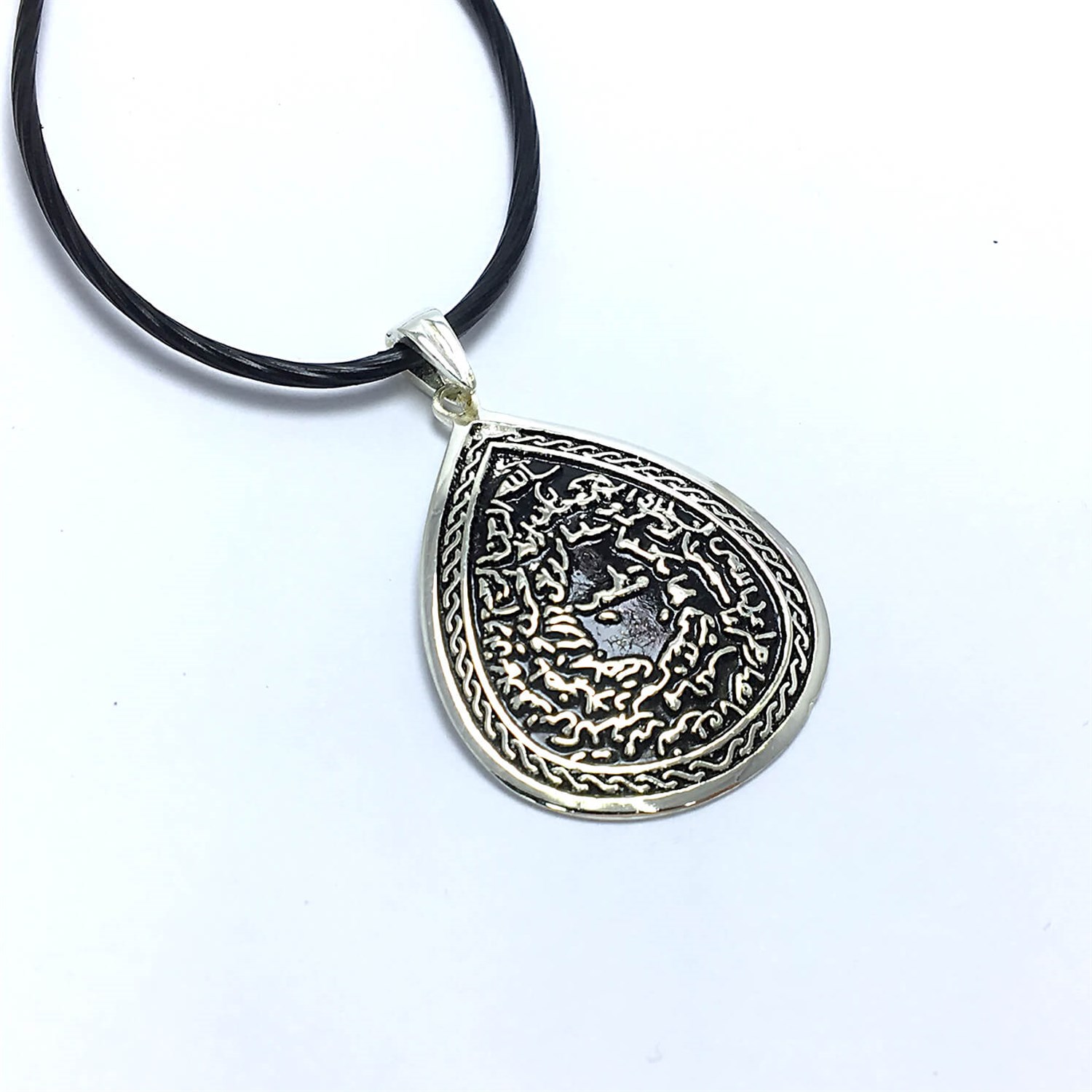 Kıtmir Duası 925 Ayar Gümüş Cevşen Kolye