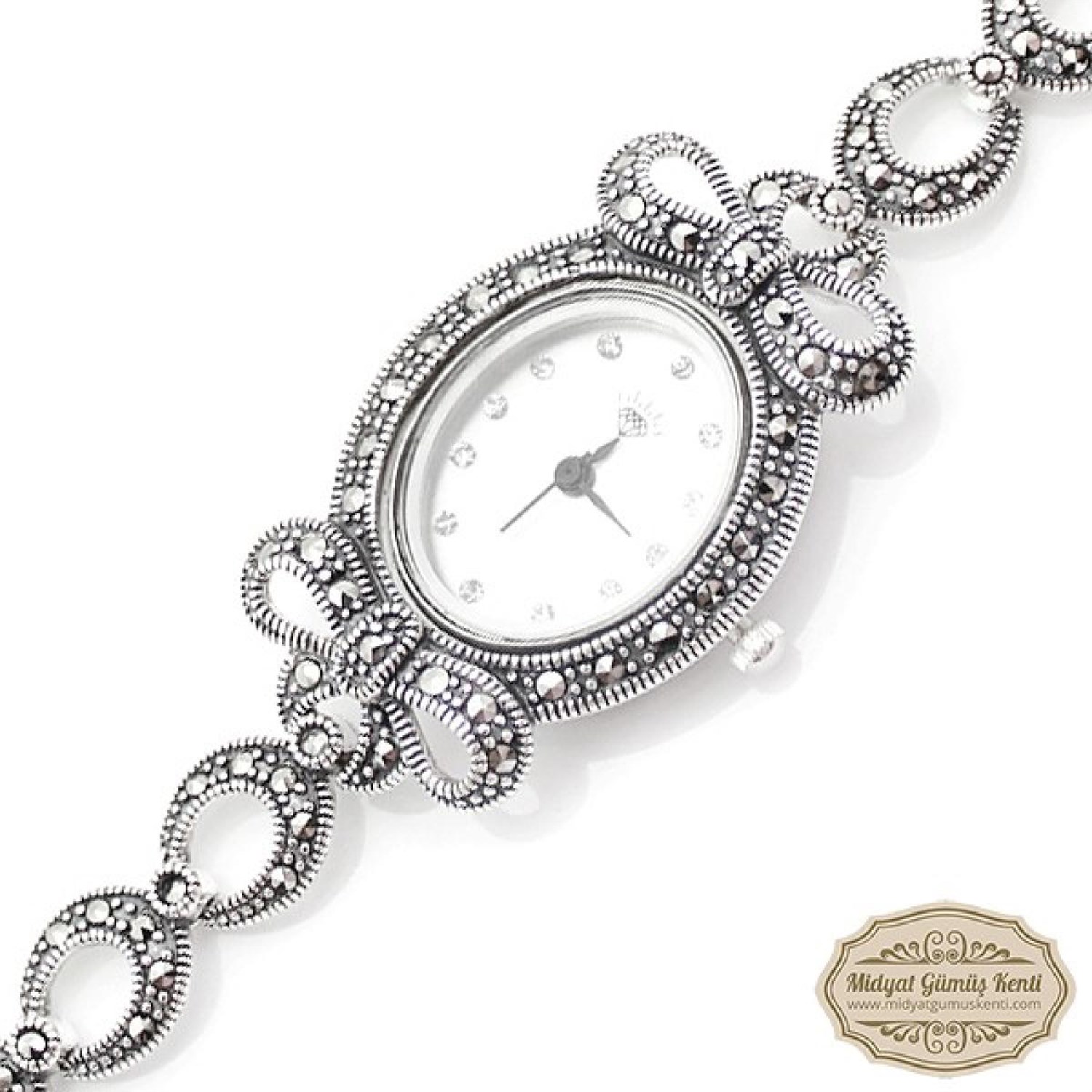 Kordele Model Bayan Gümüş Kol Saati