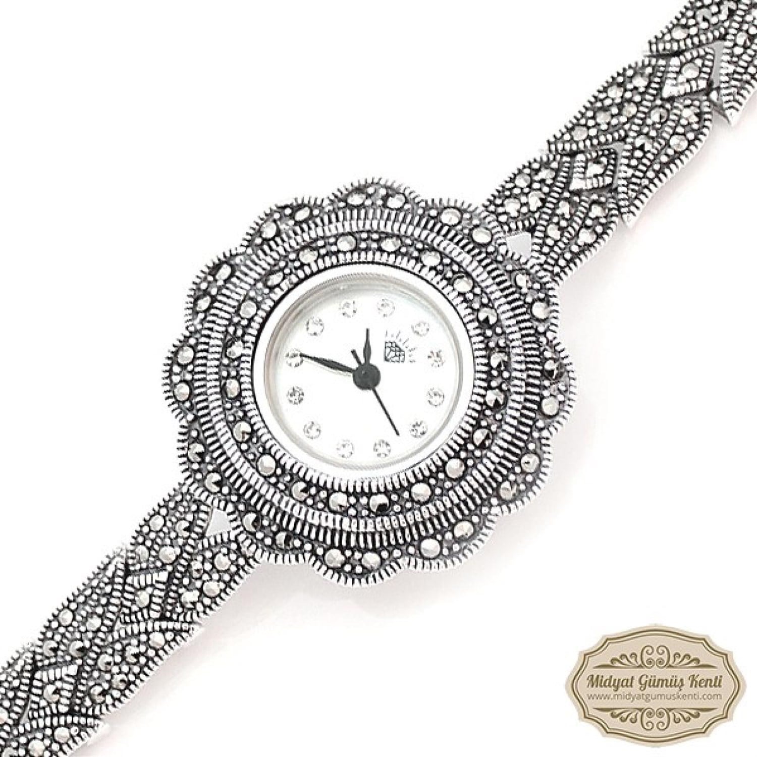 Lale Model Bayan Gümüş Kol Saati