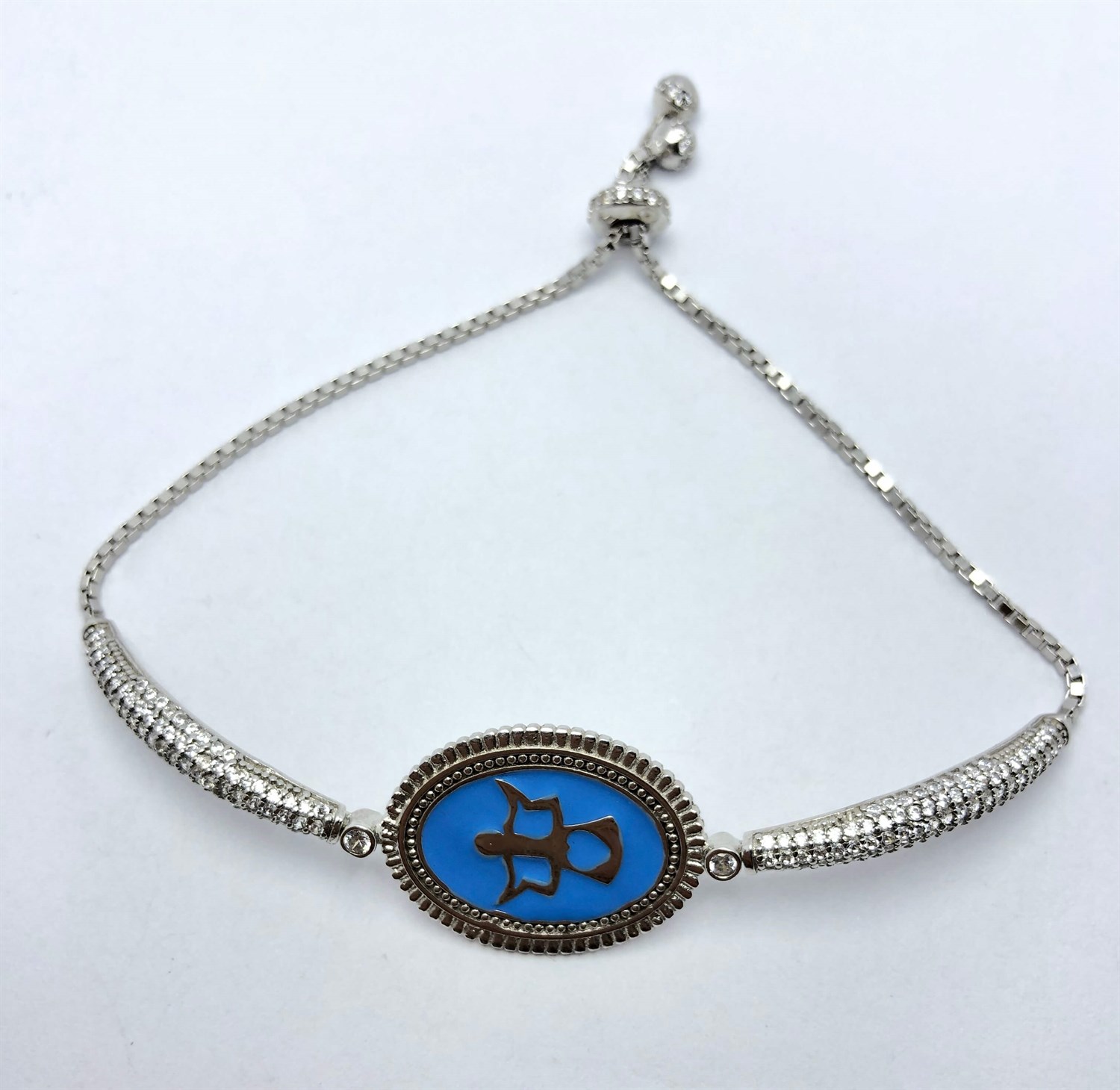 Melek Model Asansör Bayan Gümüş Bileklik