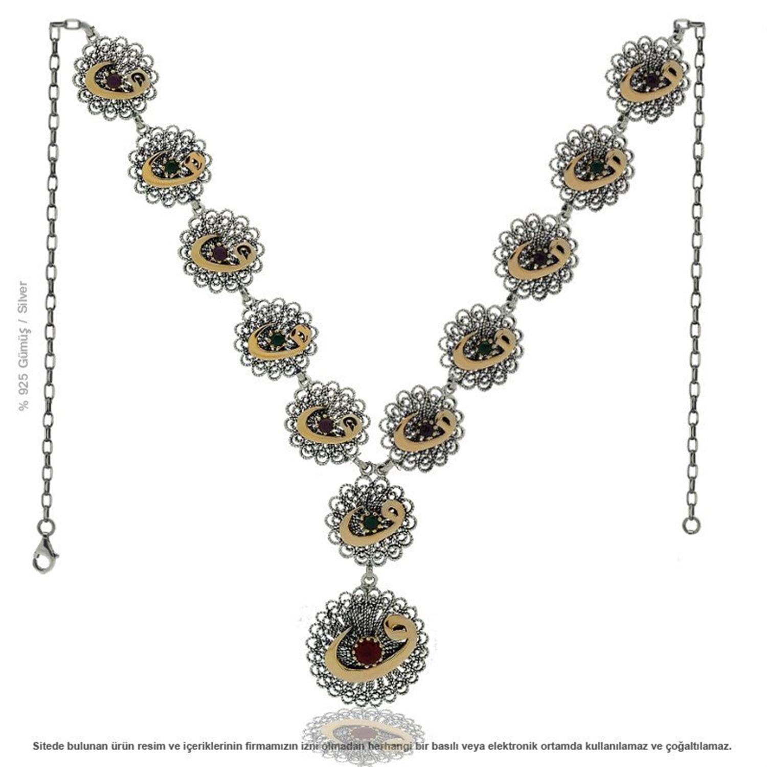 Midyat Telkari Gümüş Bayan Kolye