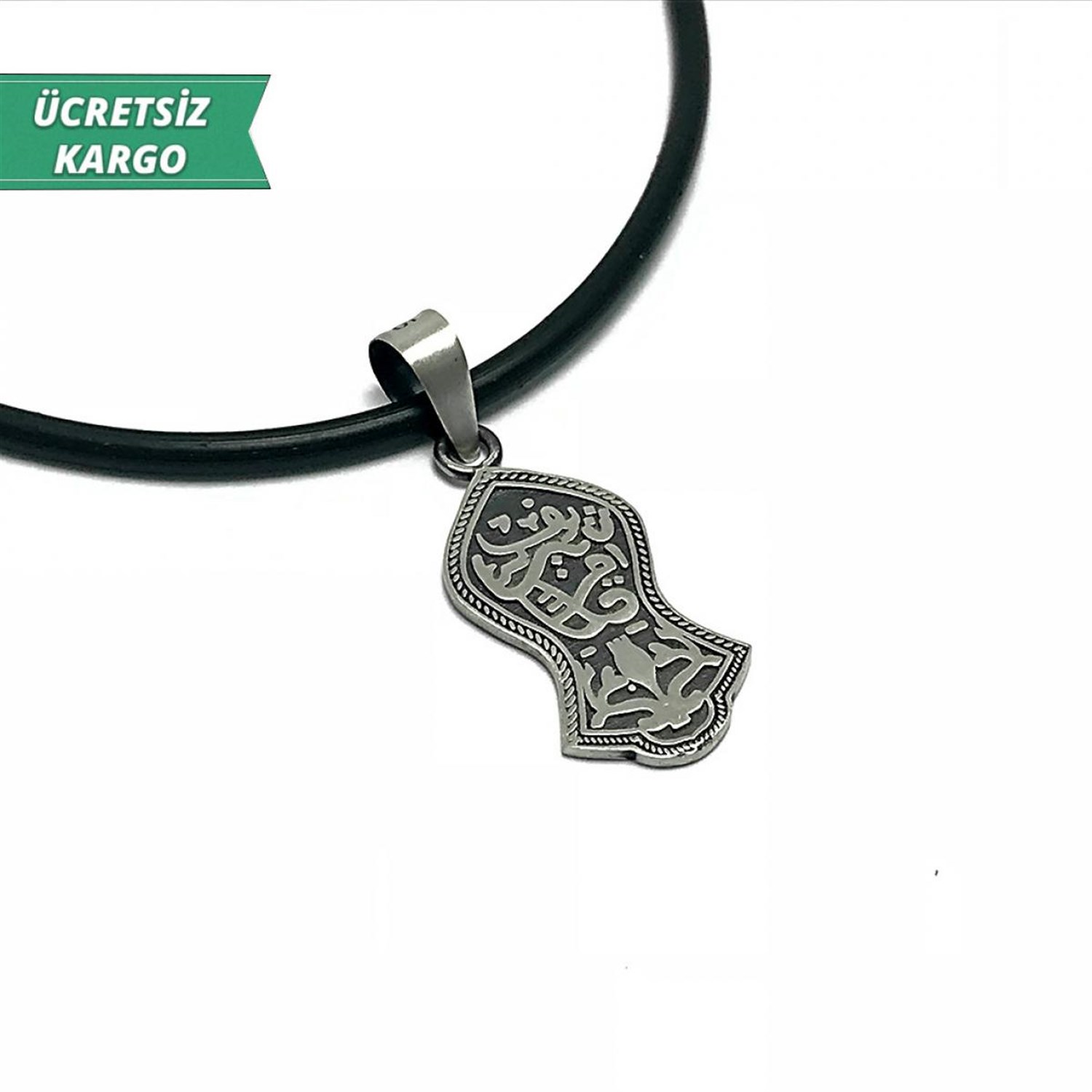 Naılı-ı Şerif Model Erkek Bayan Gümüş Kolye Ucu