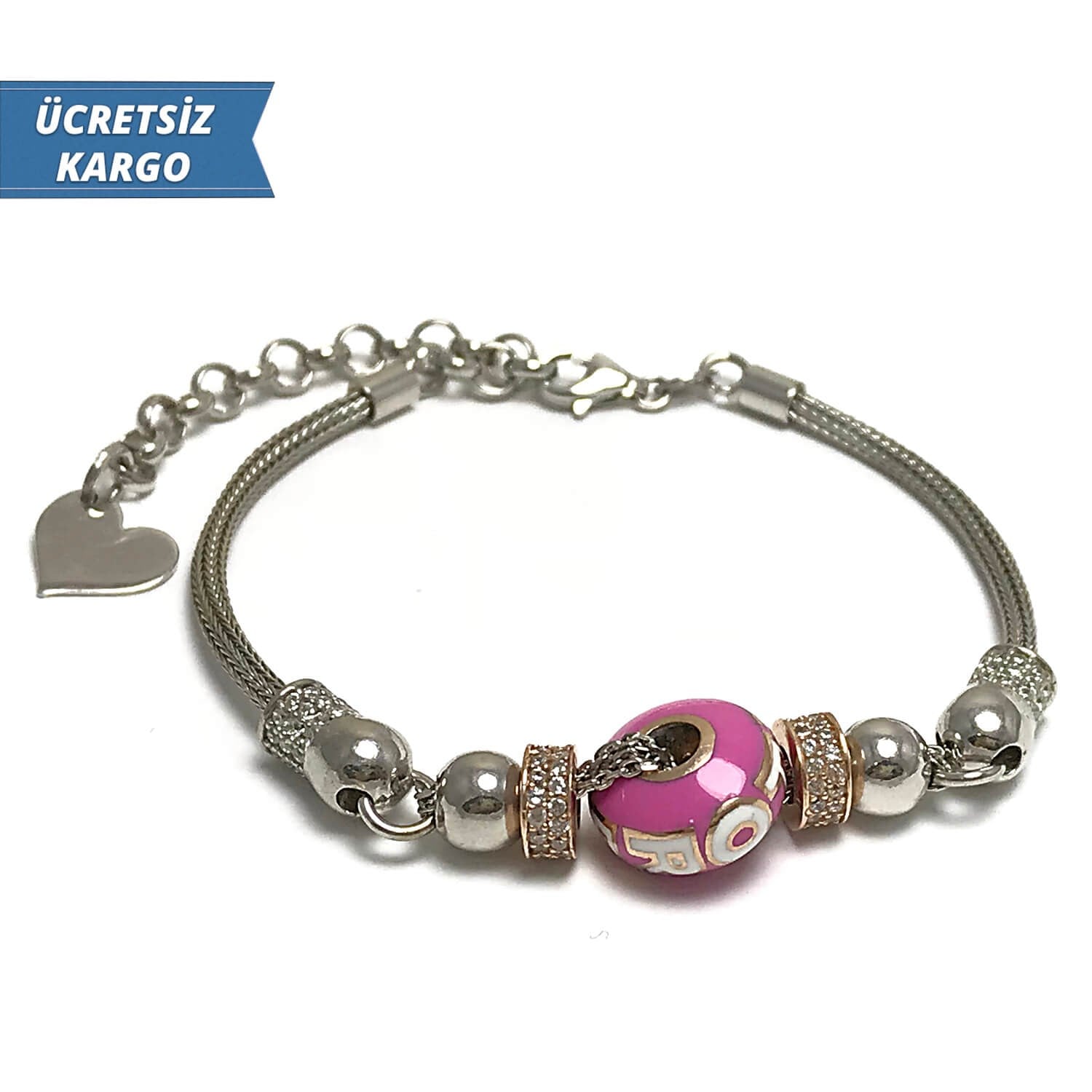 Pandora Model 10 Bayan Gümüş Bileklik