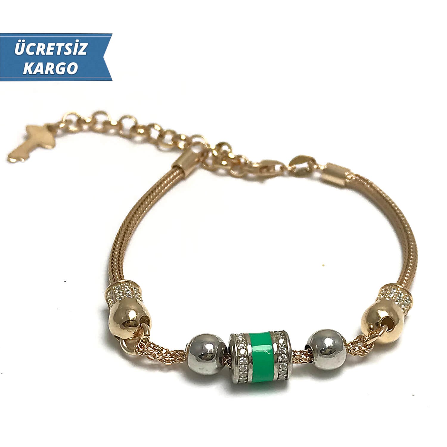 Pandora Model 14 Bayan Gümüş Bileklik