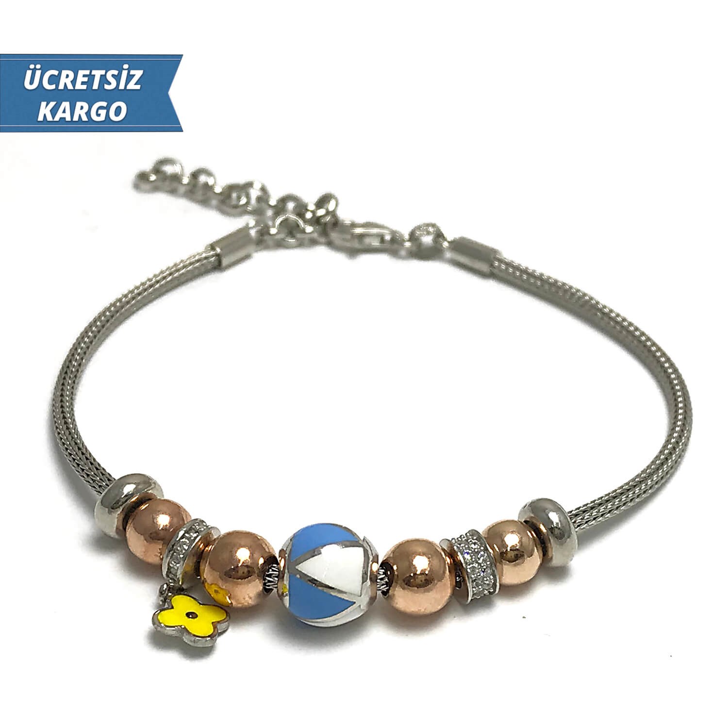 Pandora Model 16 Bayan Gümüş Bileklik