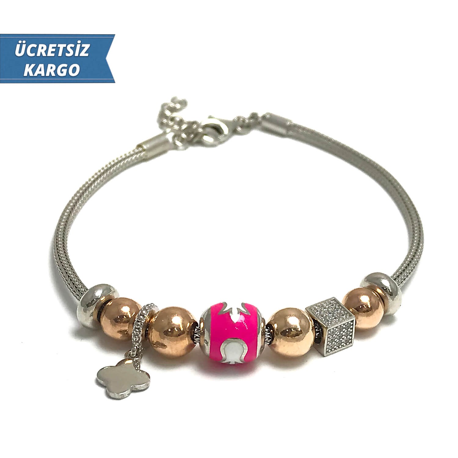 Pandora Model 2 Bayan Gümüş Bileklik