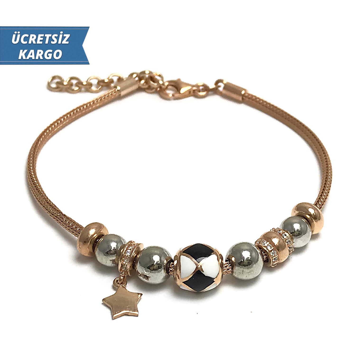 Pandora Model 22 Bayan Gümüş Bileklik