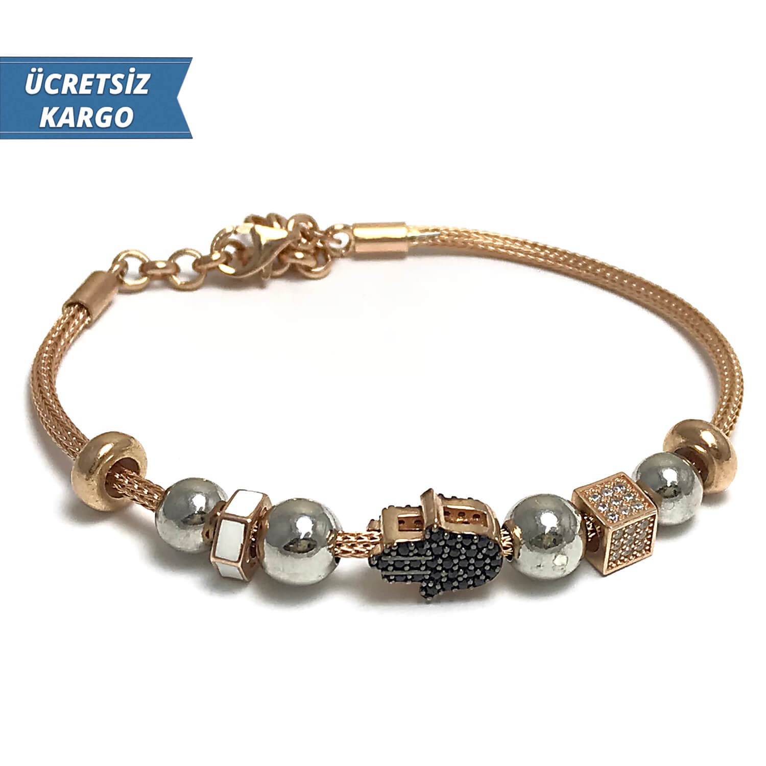 Pandora Model 23 Bayan Gümüş Bileklik