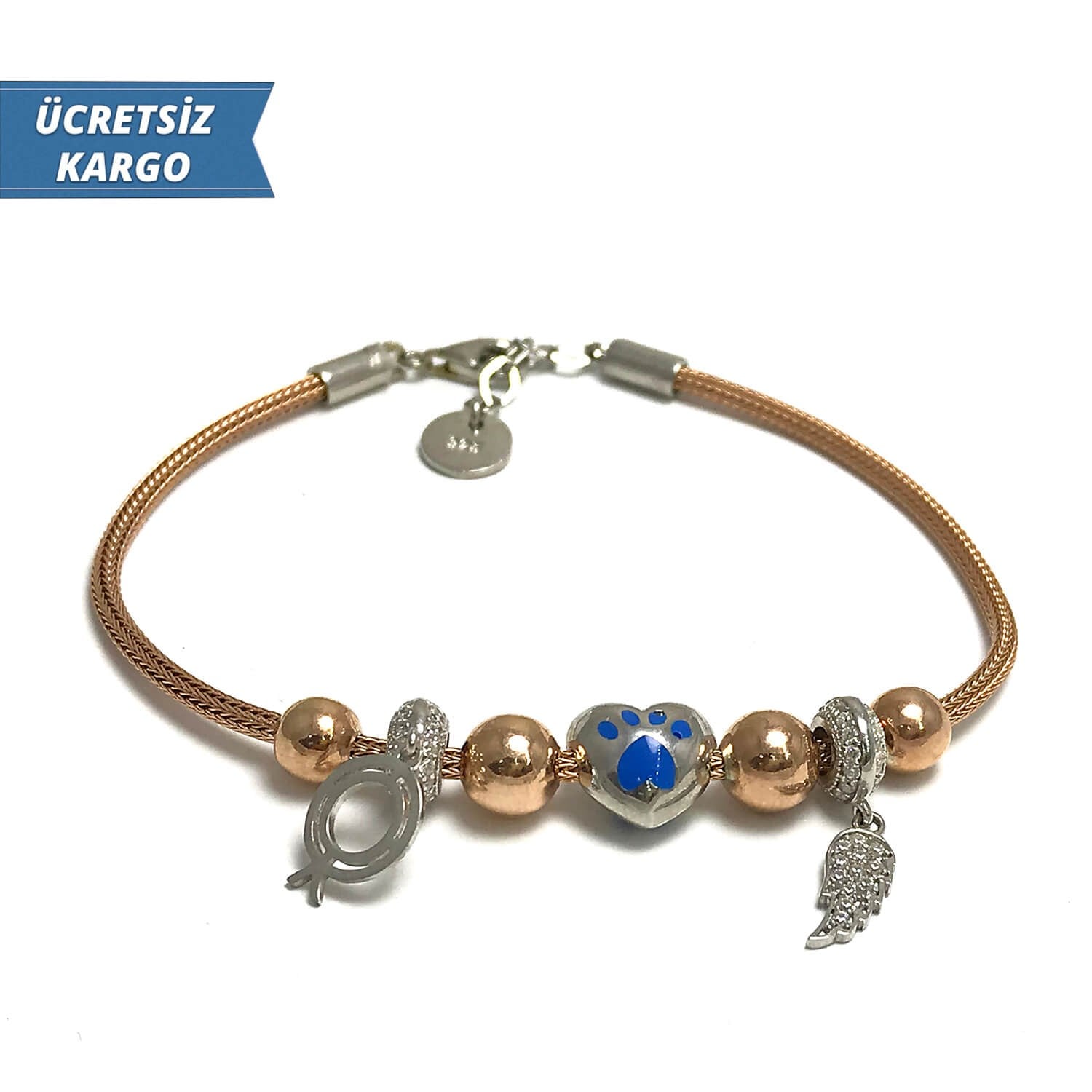 Pandora Model 3 Bayan Gümüş Bileklik