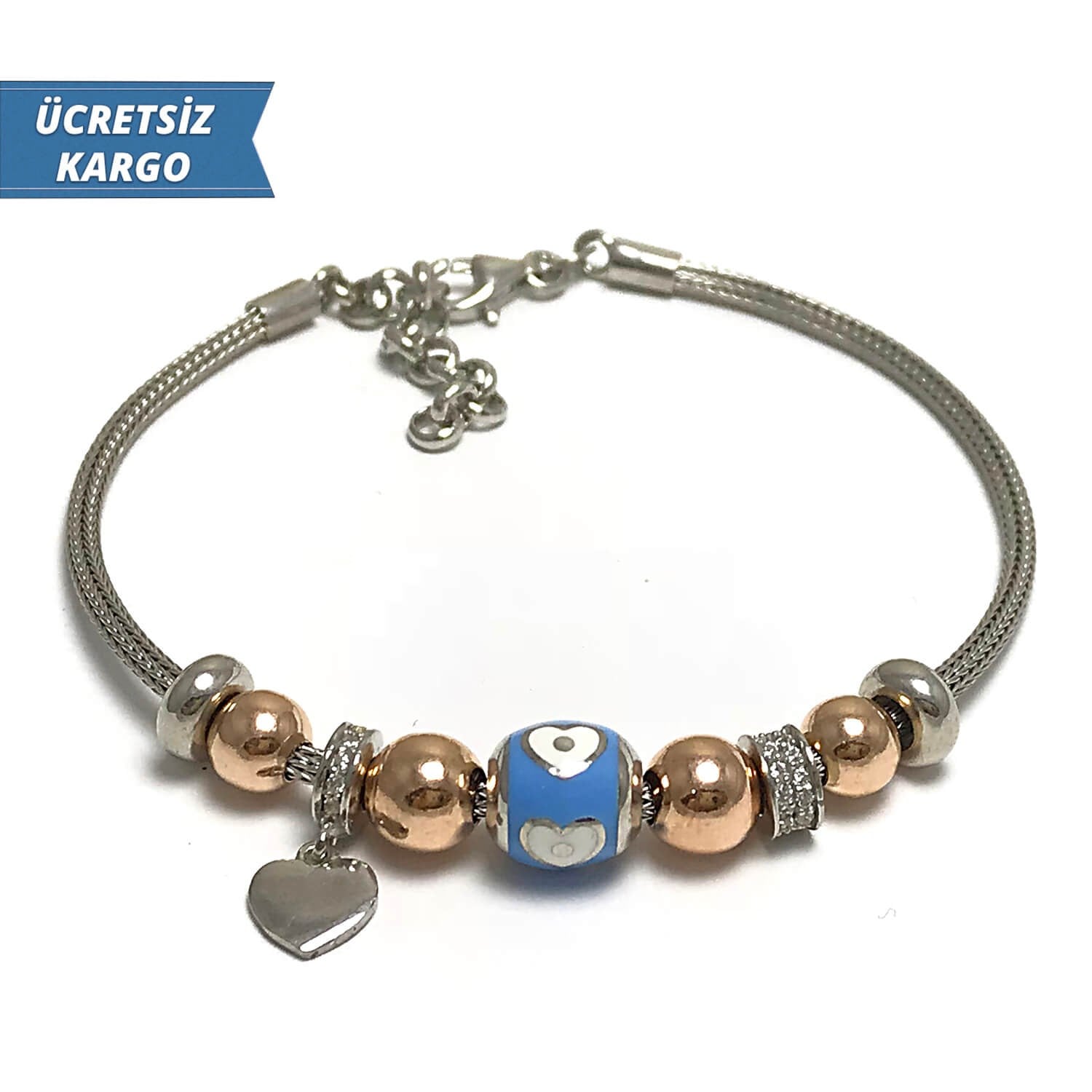 Pandora Model 8 Bayan Gümüş Bileklik