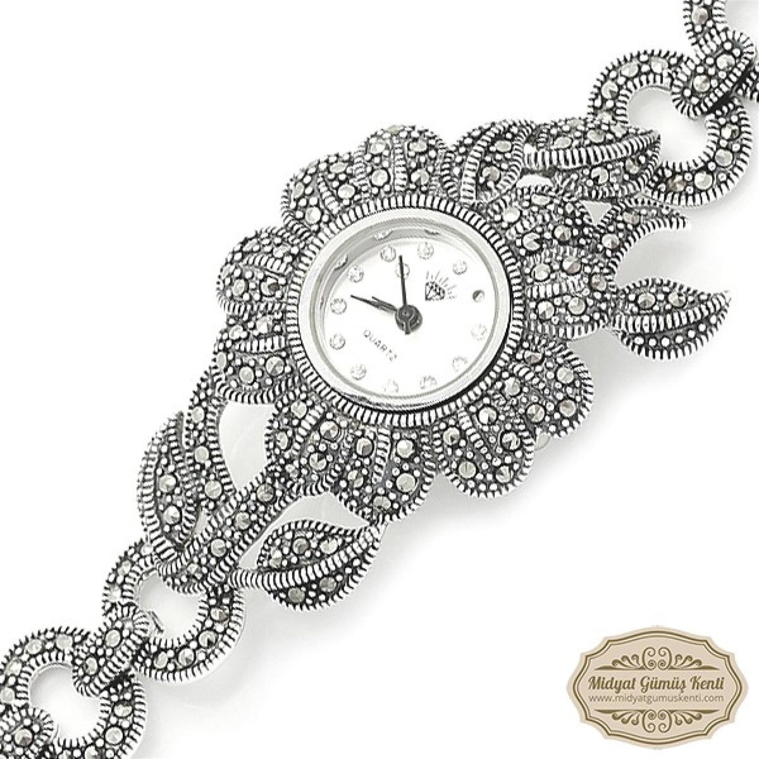 Papatya Model Bayan Gümüş Kol Saati