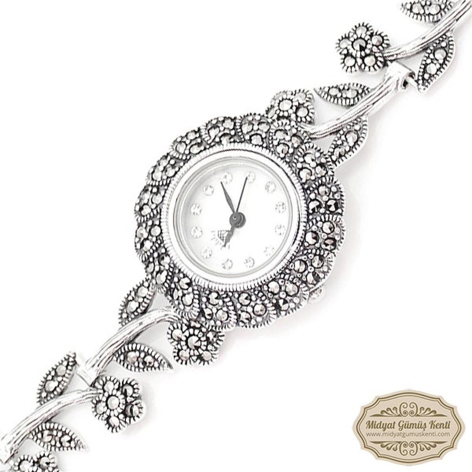 Papatya Model Bayan Gümüş Kol Saati