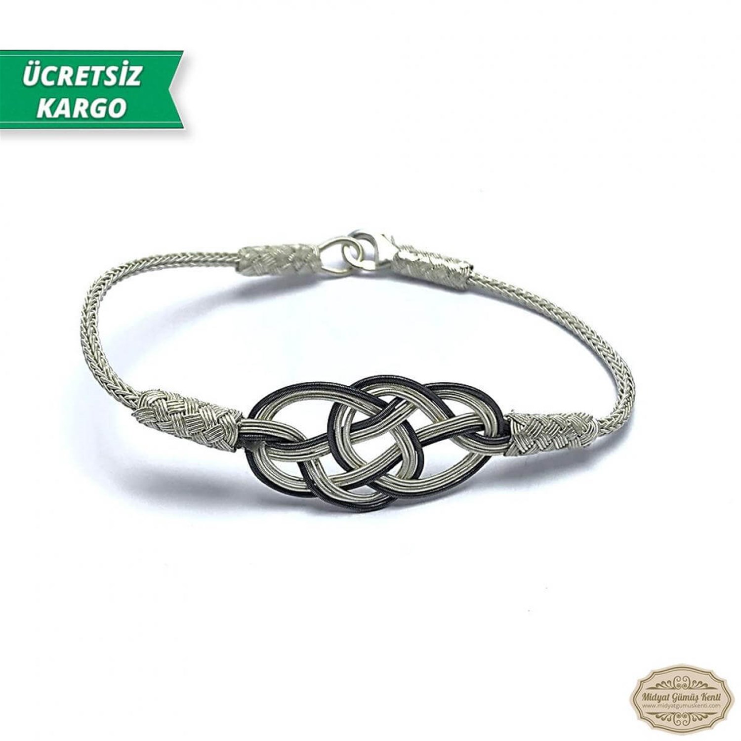 Sarmal Model 1000 Ayar Gümüş El Örmesi Erkek Bayan Bileklik 