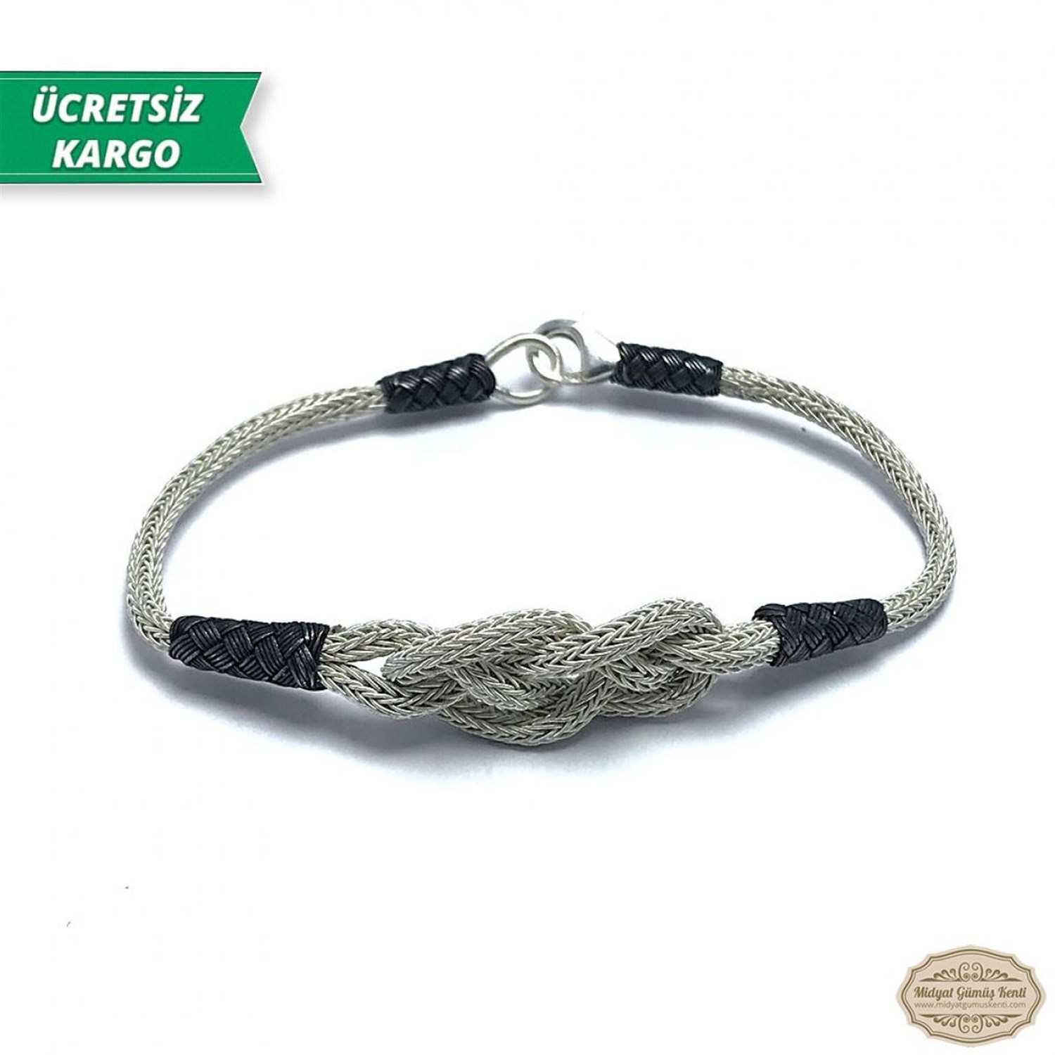 Sarmal Model 1000 Ayar Gümüş El Örmesi Erkek Bayan Bileklik 