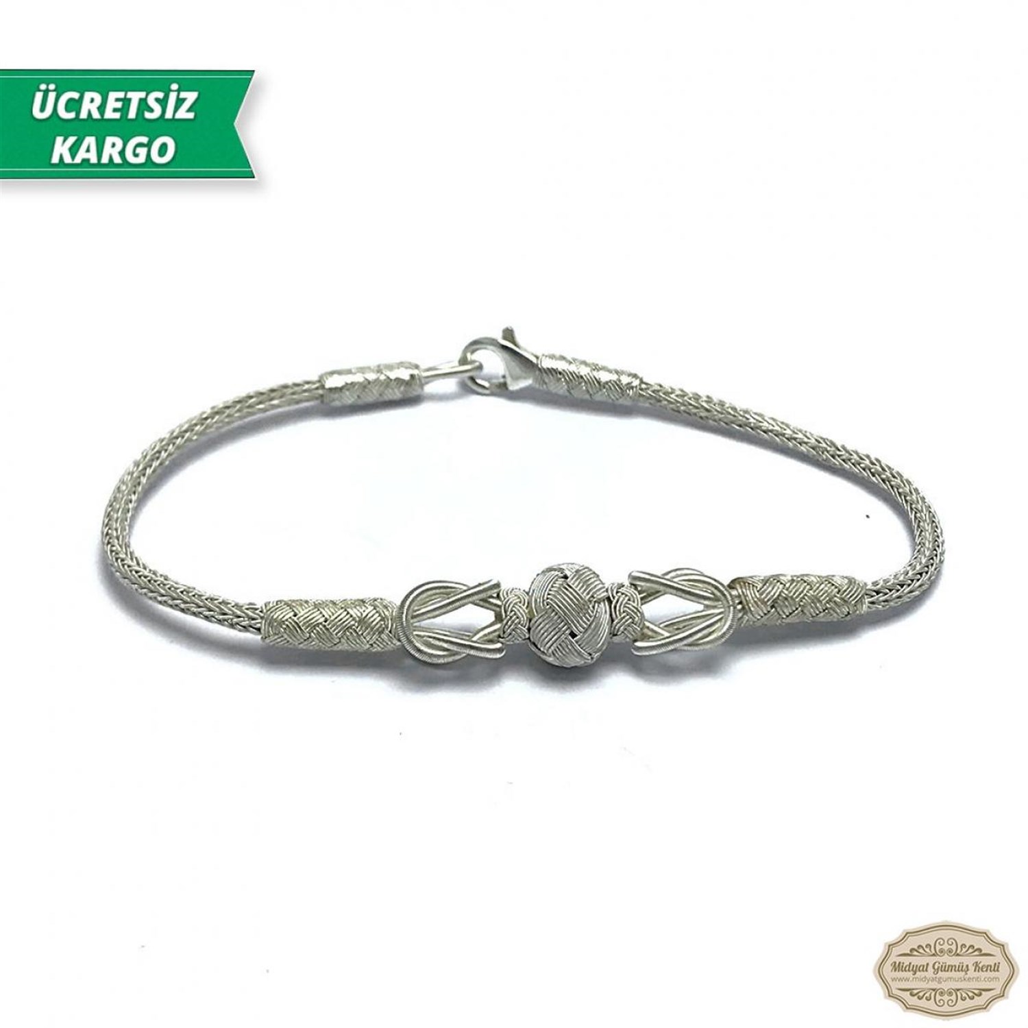 Toplu Model 1000 Ayar Gümüş El Örmesi Erkek Bayan Bileklik 