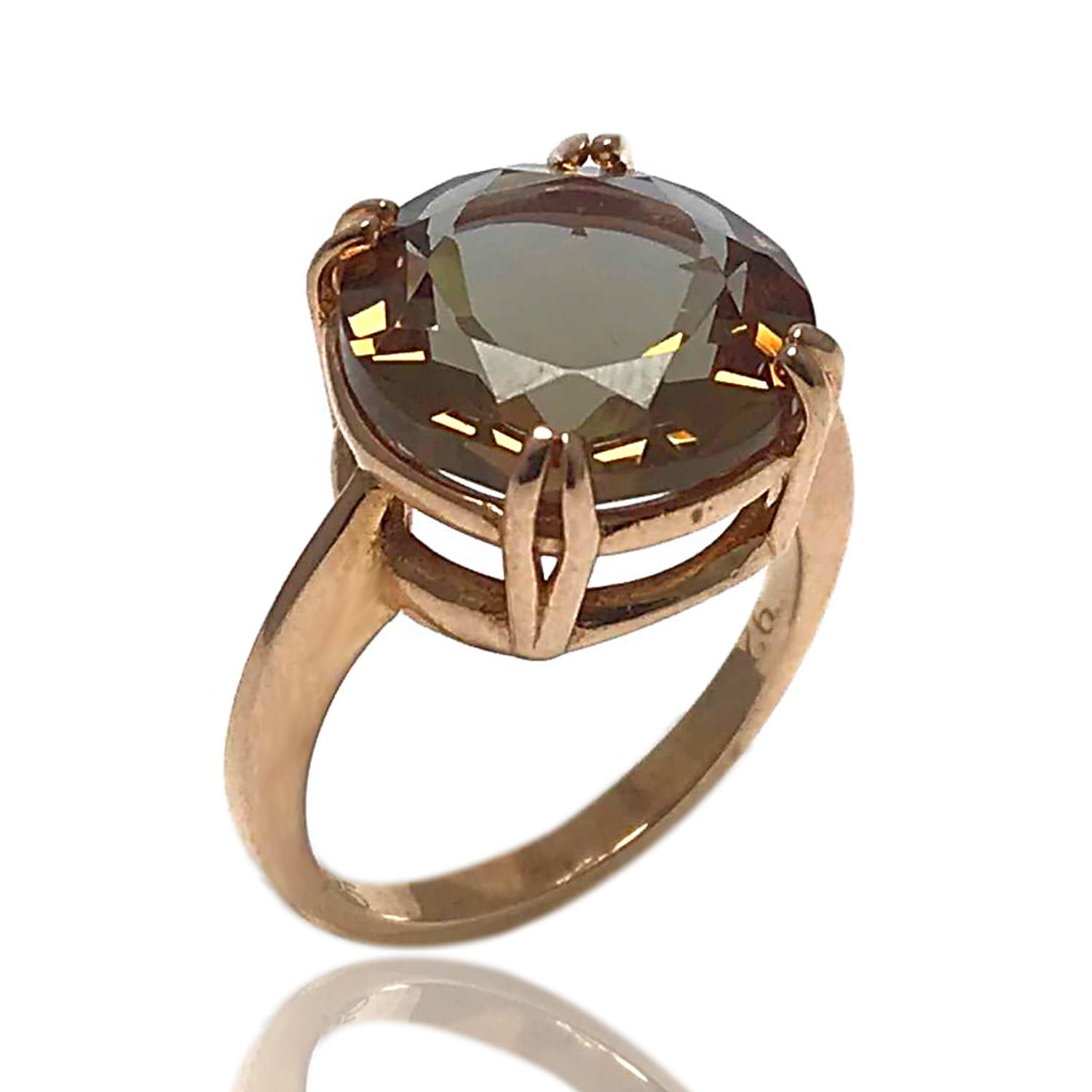 Zultanit Taşlı Roslu Bayan Gümüş Yüzük