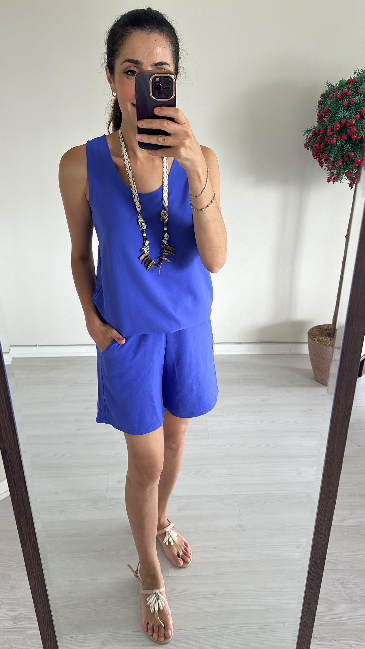 By_Que Mor Şortlu Mila Takım