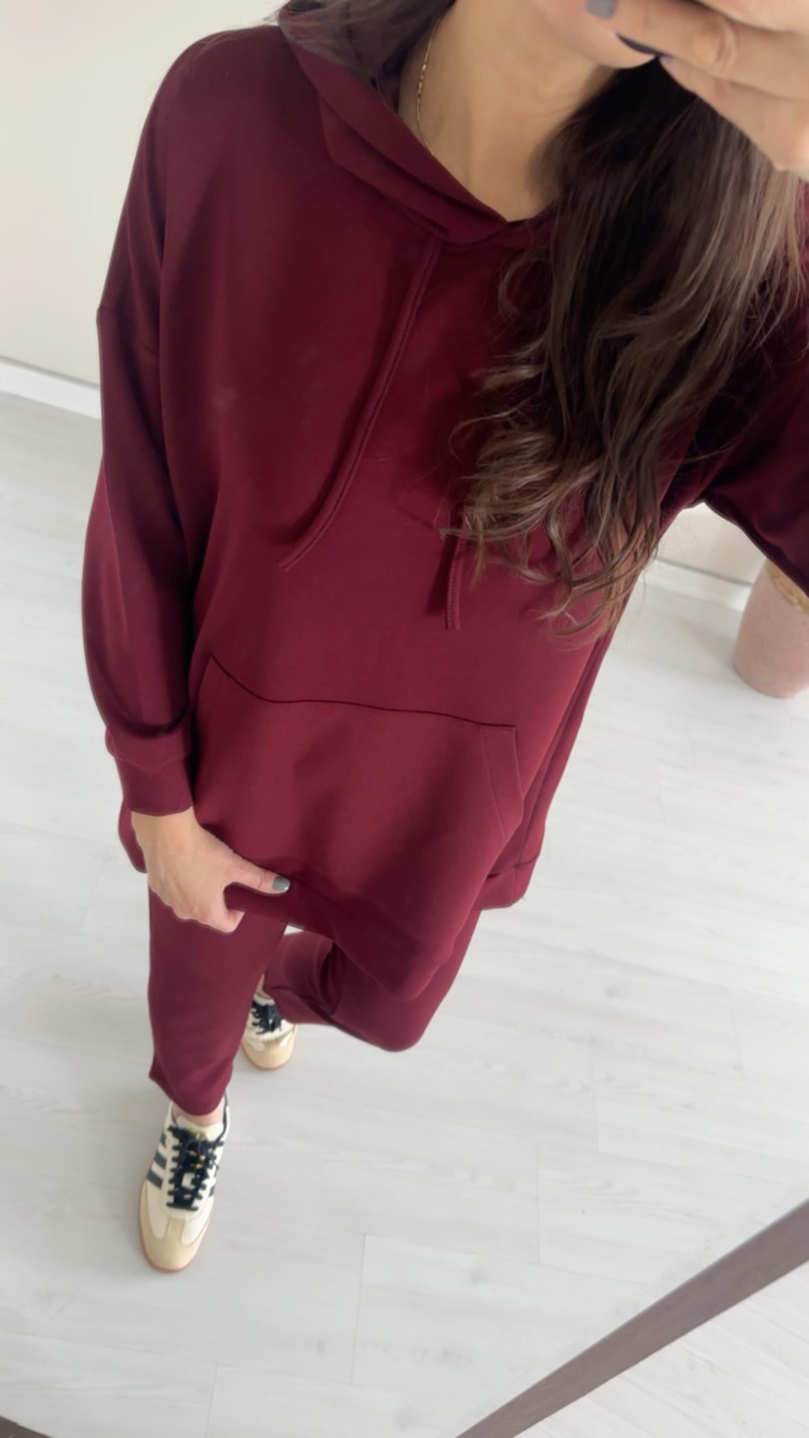 By_Que Emma Takım bordo 