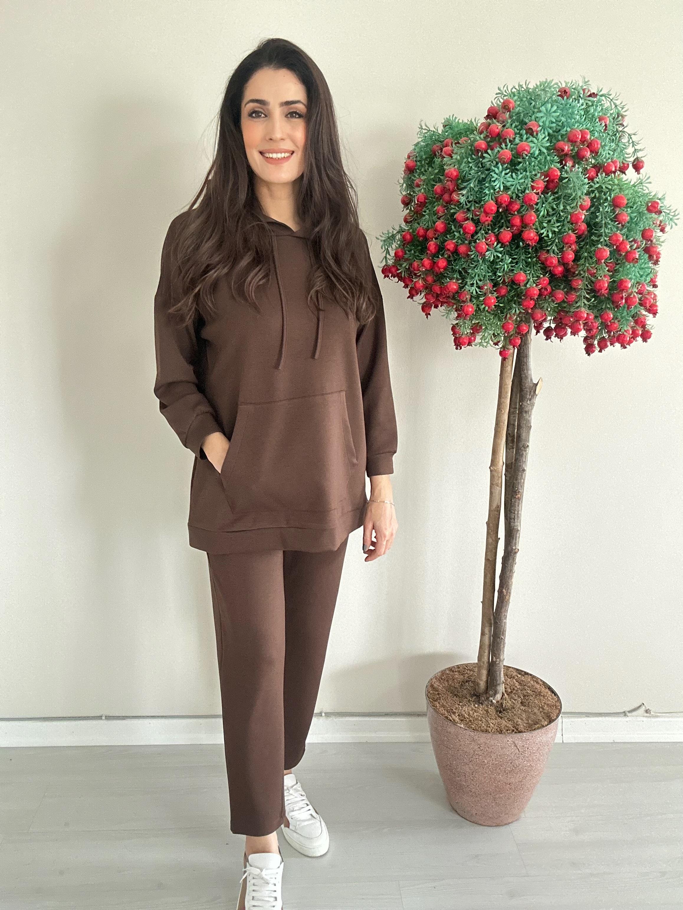 By_Que Emma Takım kahve