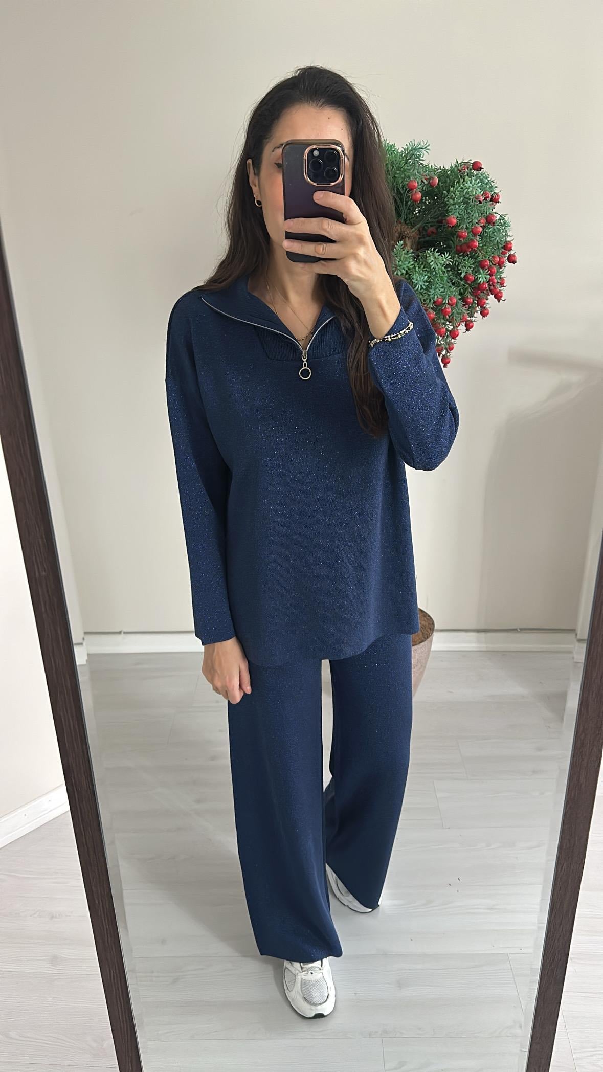 By_Que Mabel Takım lacivert