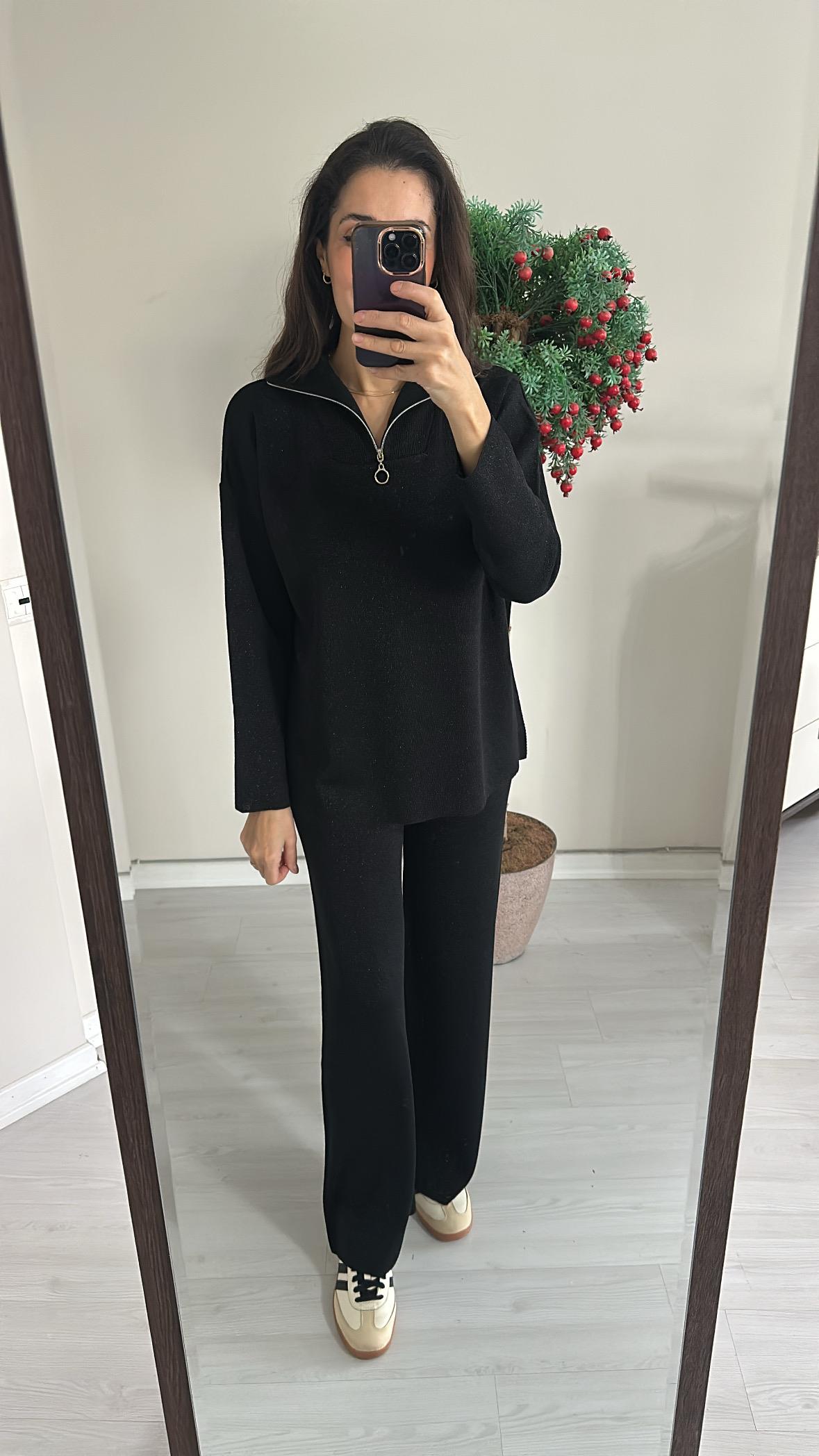 By_Que Mabel Takım siyah 