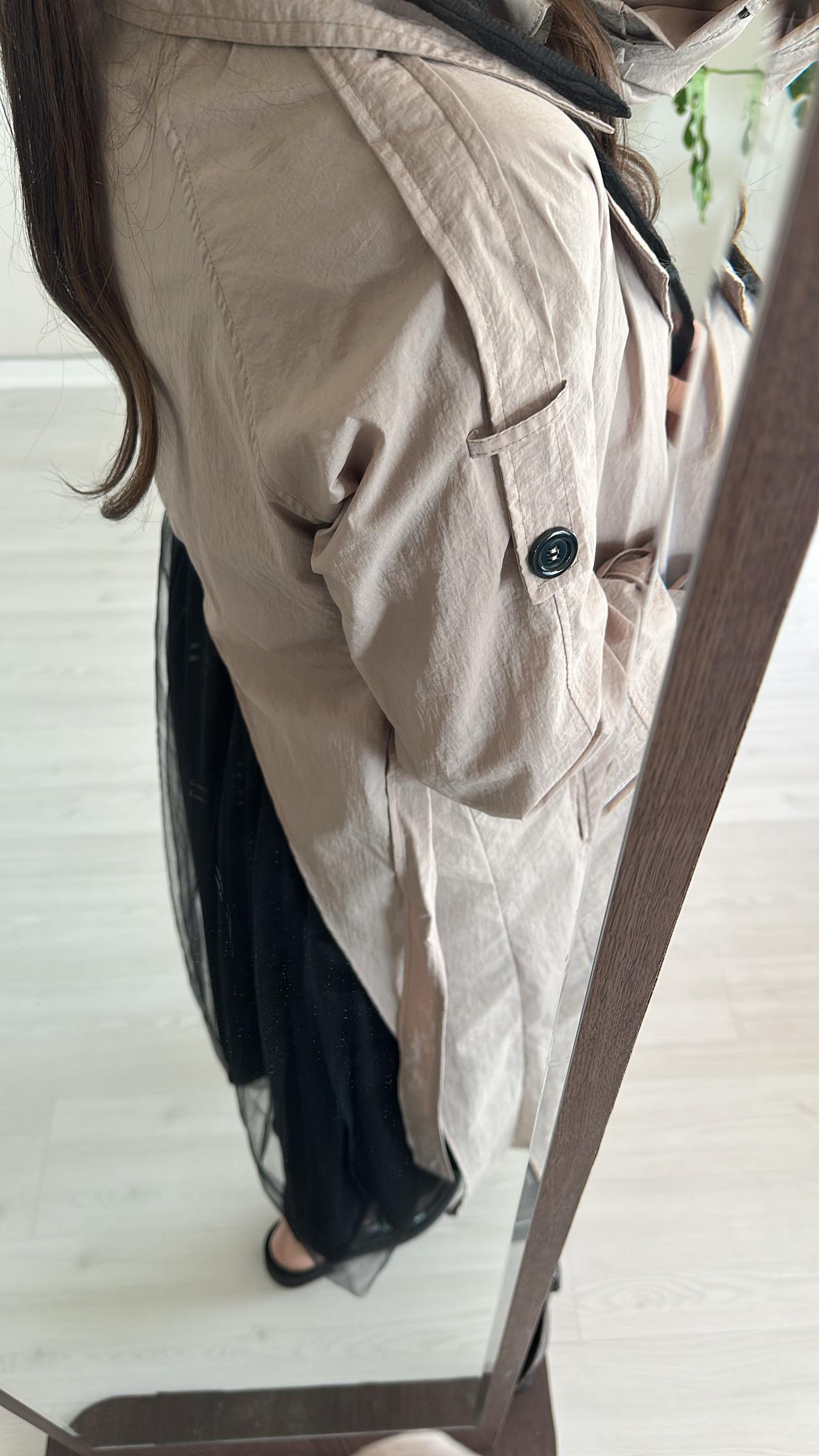 By_Que Tasarım  Trençkot (Bej )