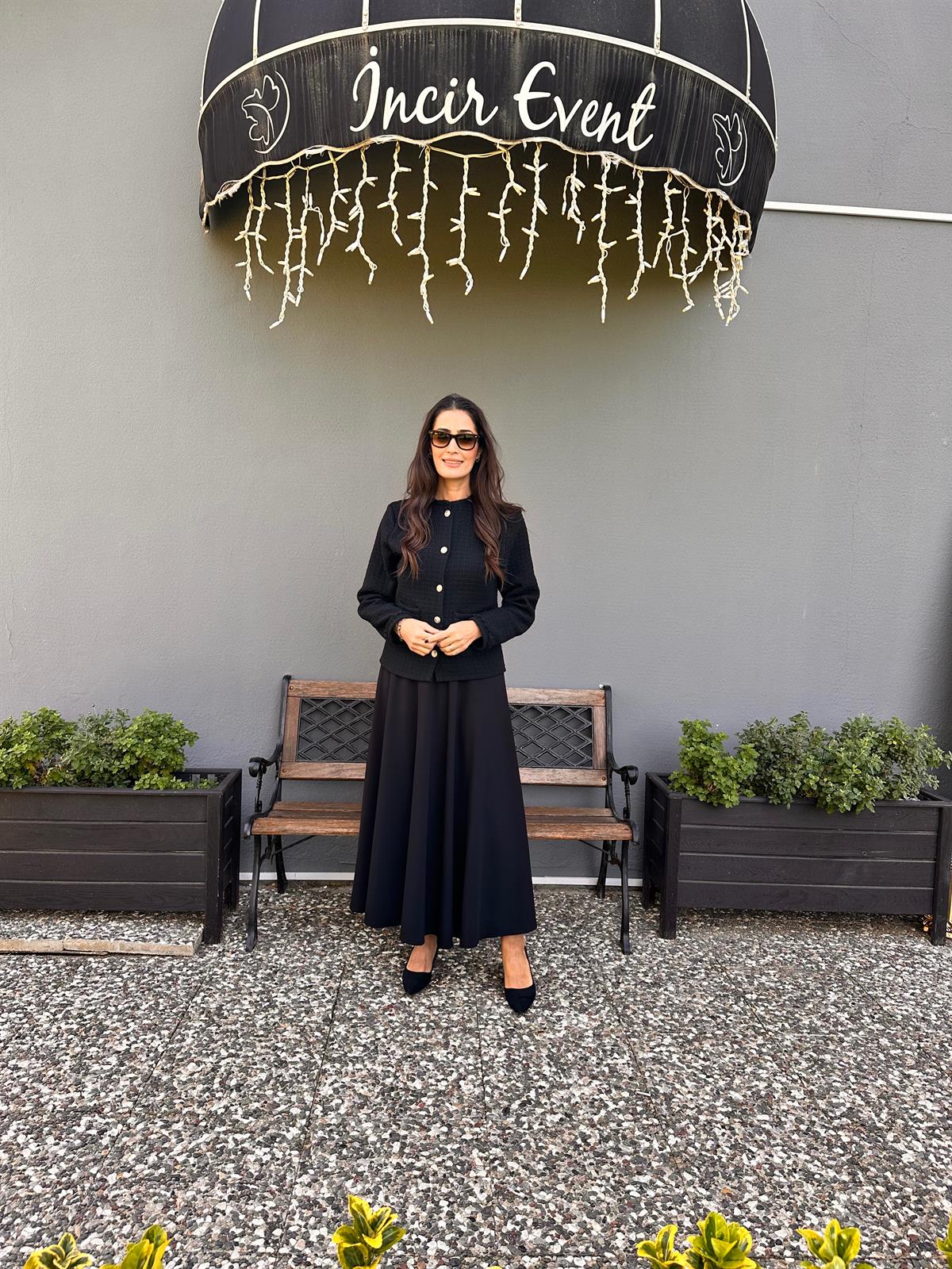 Siyah Tuvid ithal Ceket