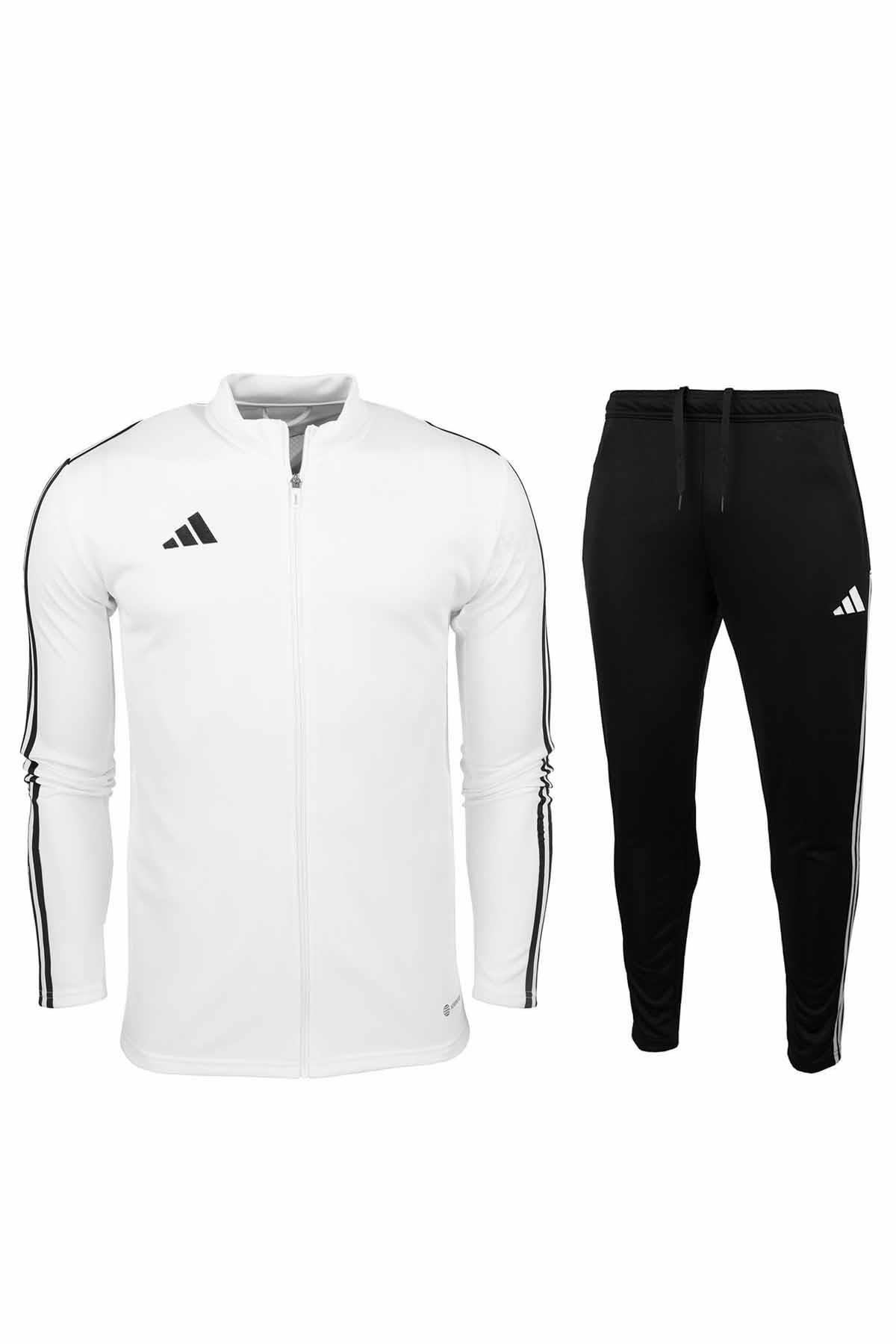 ADIDASEşofman TakımAdidas HS3502- HS7230  Erkek Eşofman Takımı Raşel Kumaş Erkek Eşofman Takım AD702BEYAZ