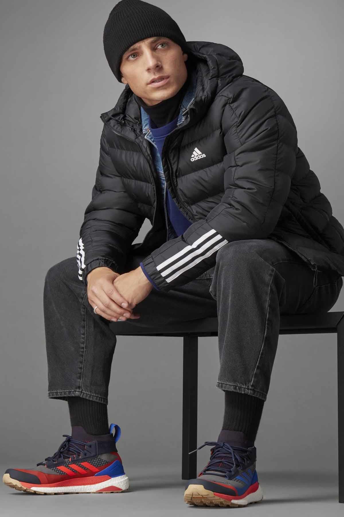 ADIDASMontAdidas Erkek Mont/Kaban Itavic 3-Stripes Midweight Erkek Mont GT1674SIYAH