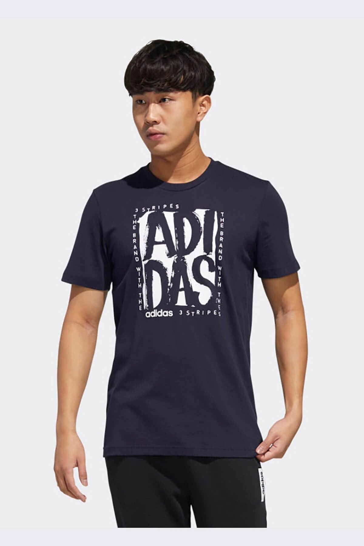 ADIDASTişörtAdidas M Stmp T Erkek Tişört FM6246LACIVERT