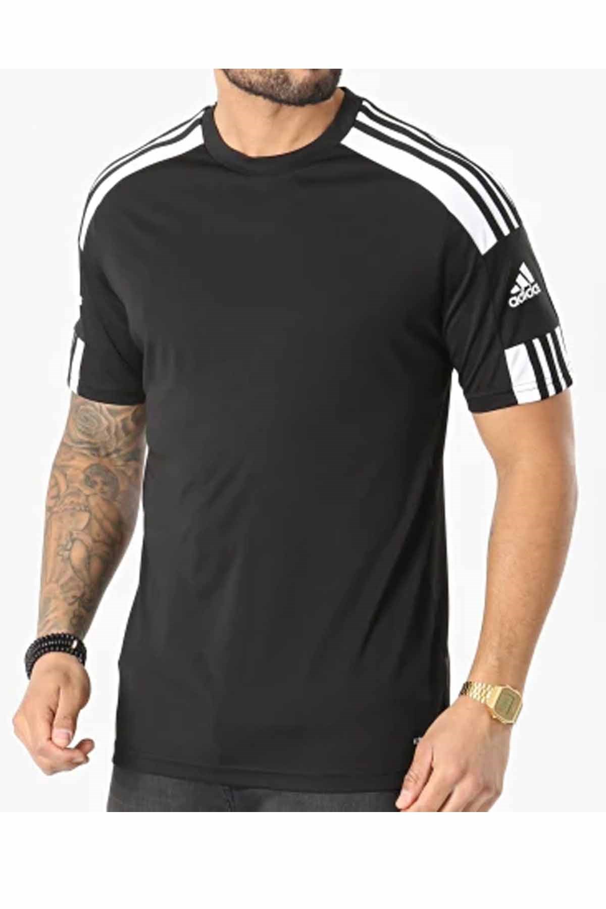 ADIDASTişörtAdidas Siyah Bisiklet Yaka Tişört Erkek Tişört GNR5720Siyah