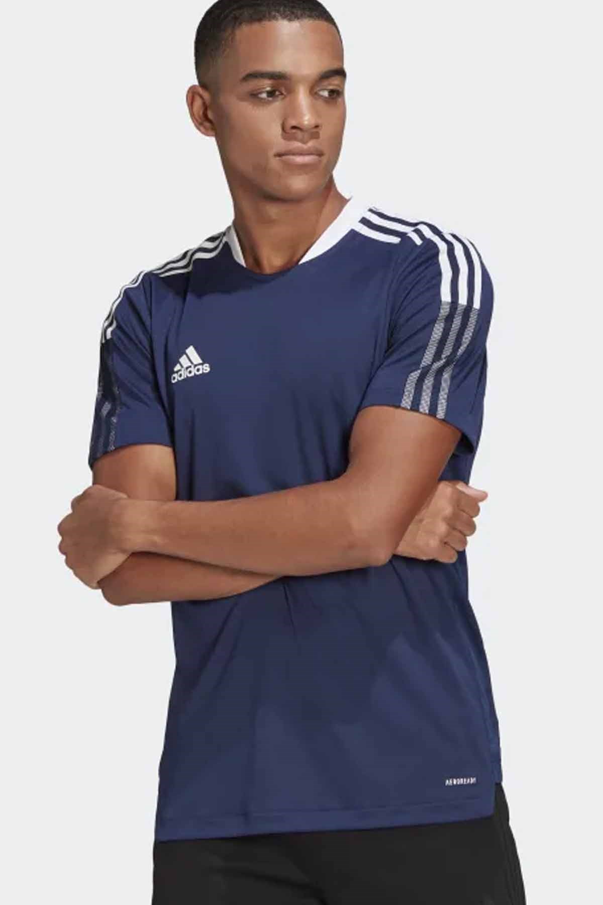 ADIDASTişörtAdidas Tişört Tıro 21 Erkek Tişört GMR7585LACIVERT