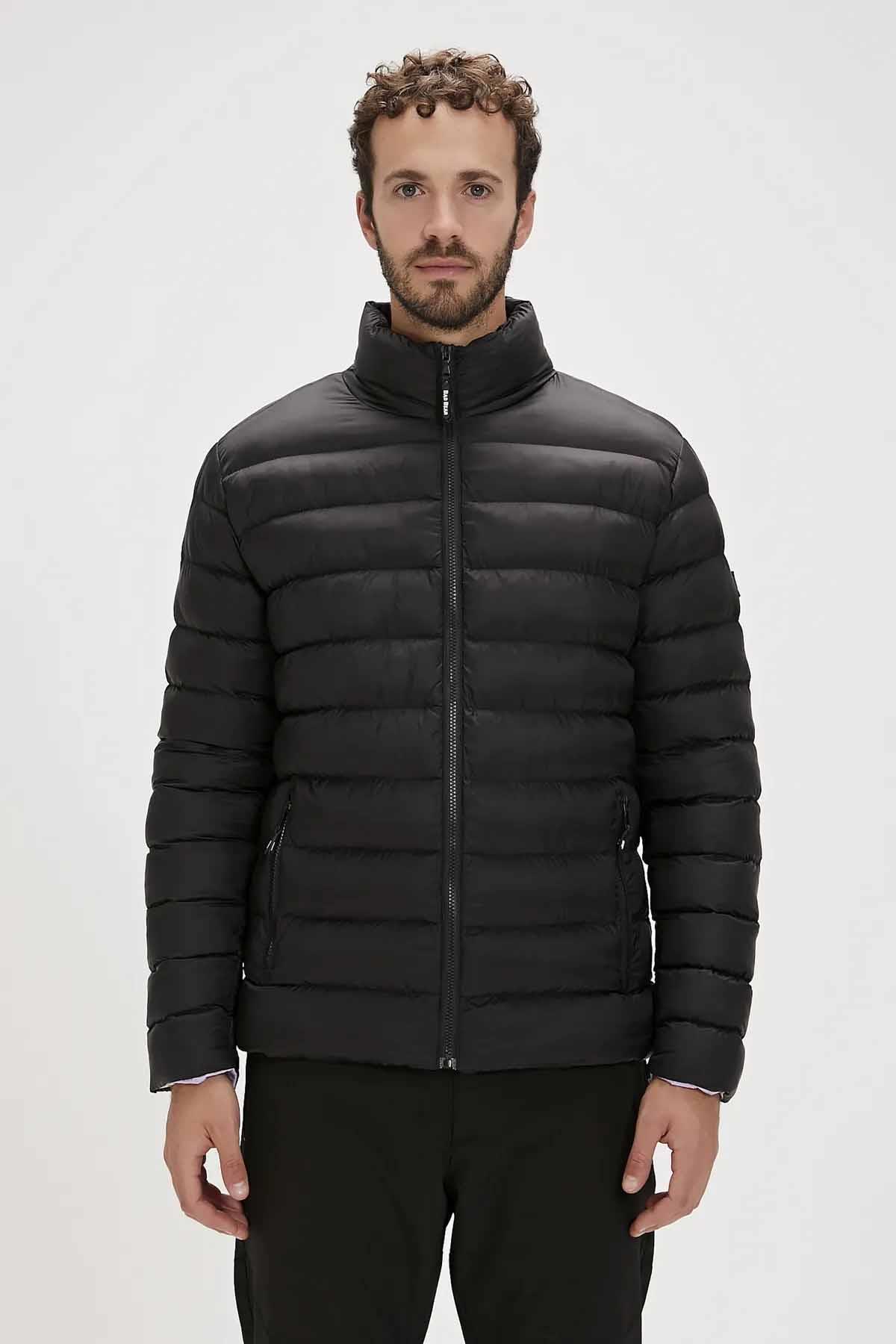BAD BEARMontBad Bear Boss Puffer Jacket Erkek Mont 23.02.15.001 SyhSIYAH