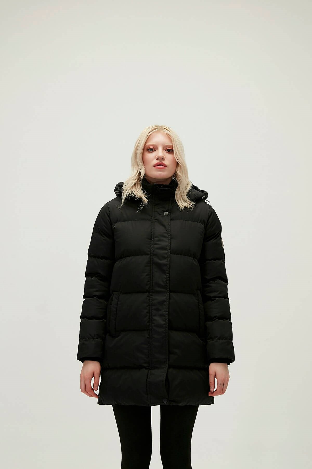 BAD BEARMontBad Bear Nikita Puffer Kadın Mont 21.04.15.001-C01NIGHT