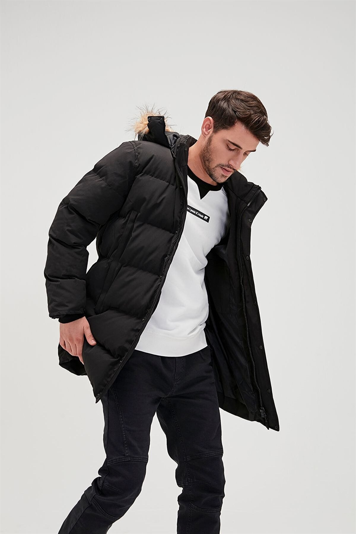 BAD BEARMontBad Bear Pathfınder Coat Erkek Mont 20.02.13.2022SIYAH