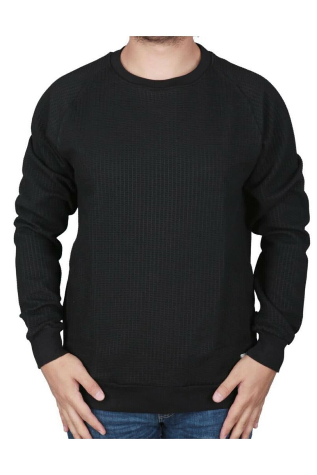 BAD BEARPolar SweatshirtBad Bear Corn Crewneck Erkek Polar Sweatshirt 21.02.12.031 NGTSiyah