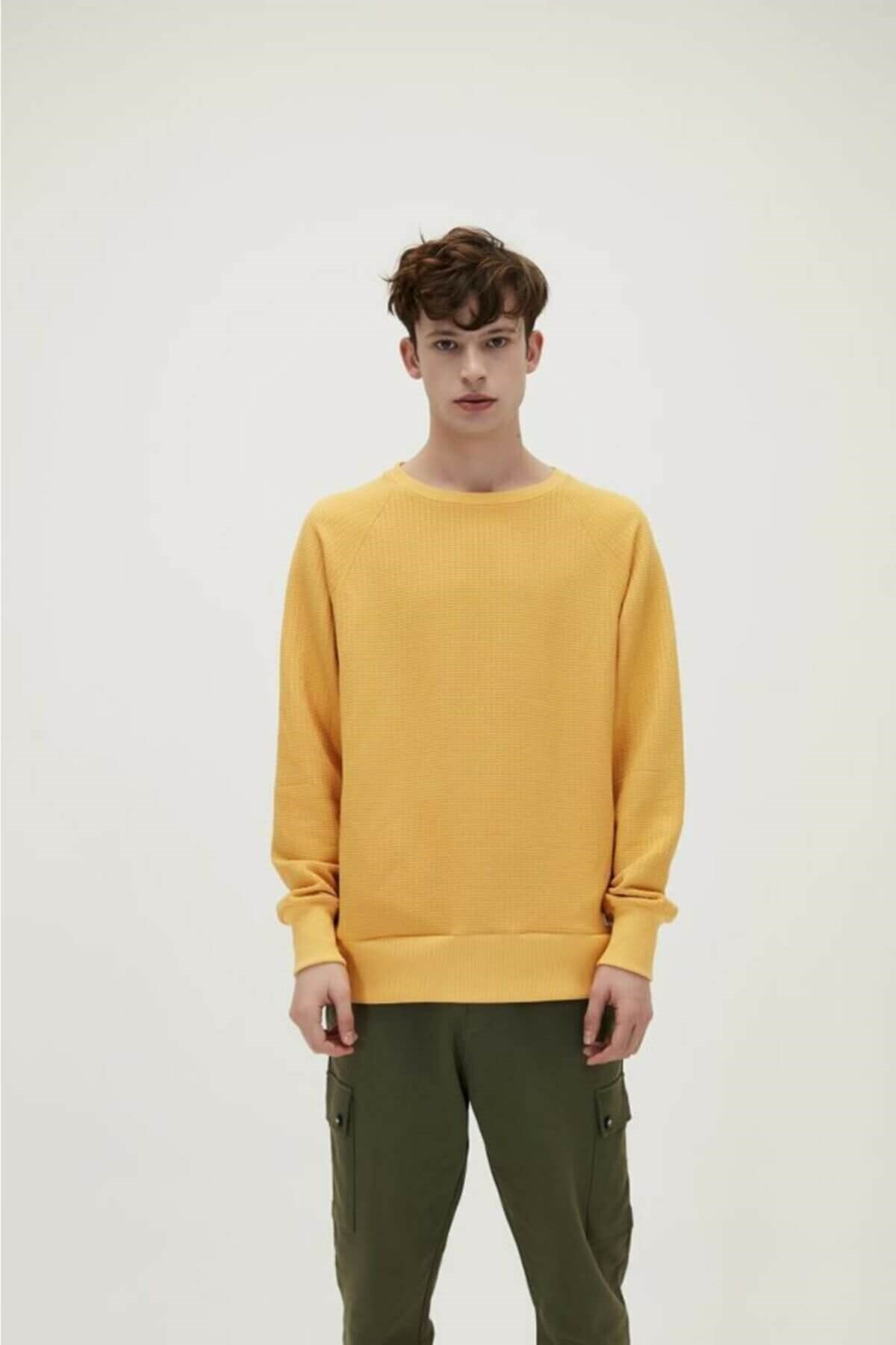 BAD BEARSweatshirtBad Bear Corn Erkek Sweatshirt 21.02.12.031 MSTMUSTARD