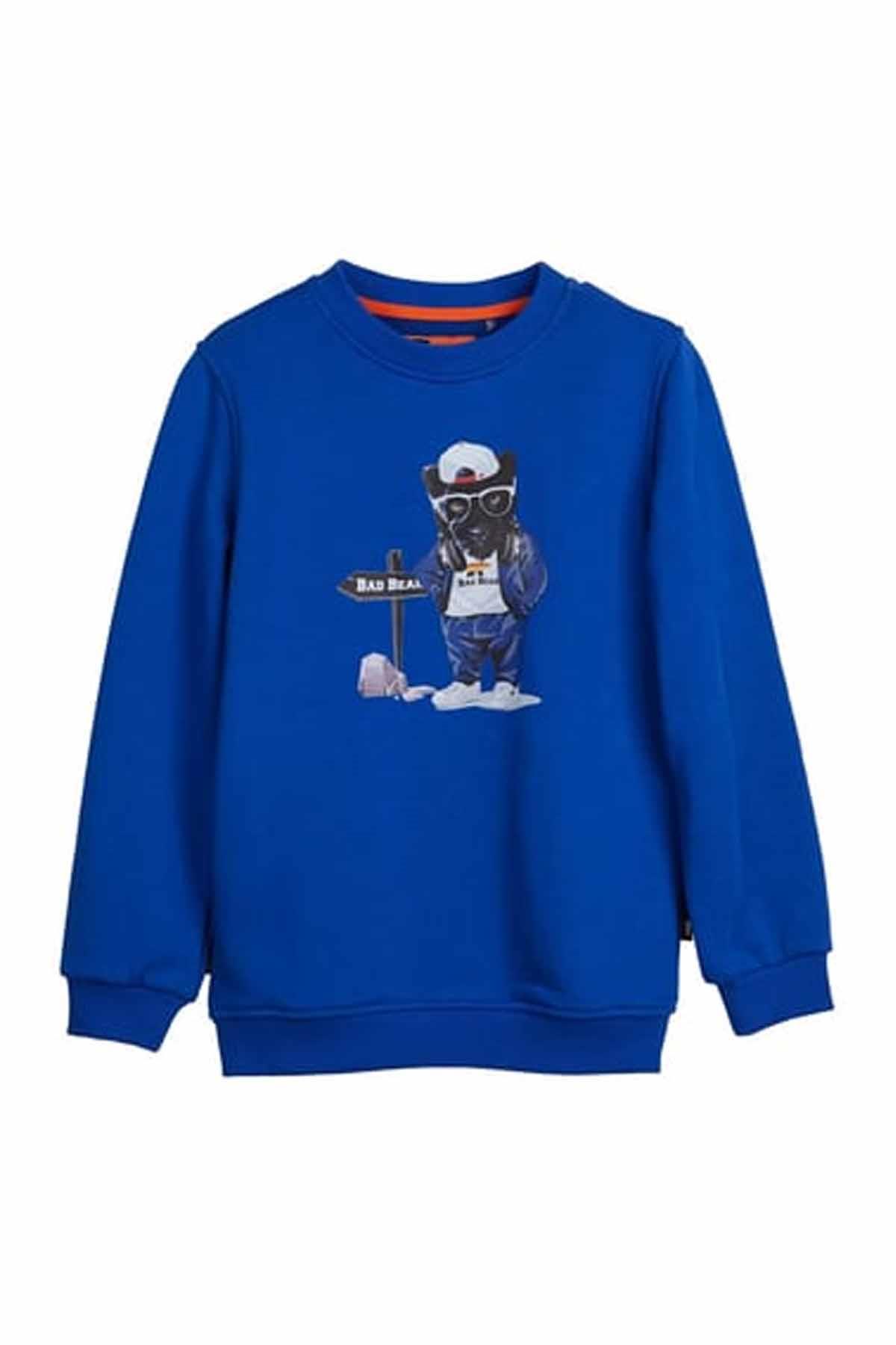 BAD BEARSweatshirtBad bear PANTHER CREWNECK JR Çocuk Sweatshirt 24.06.12.006GENTİ