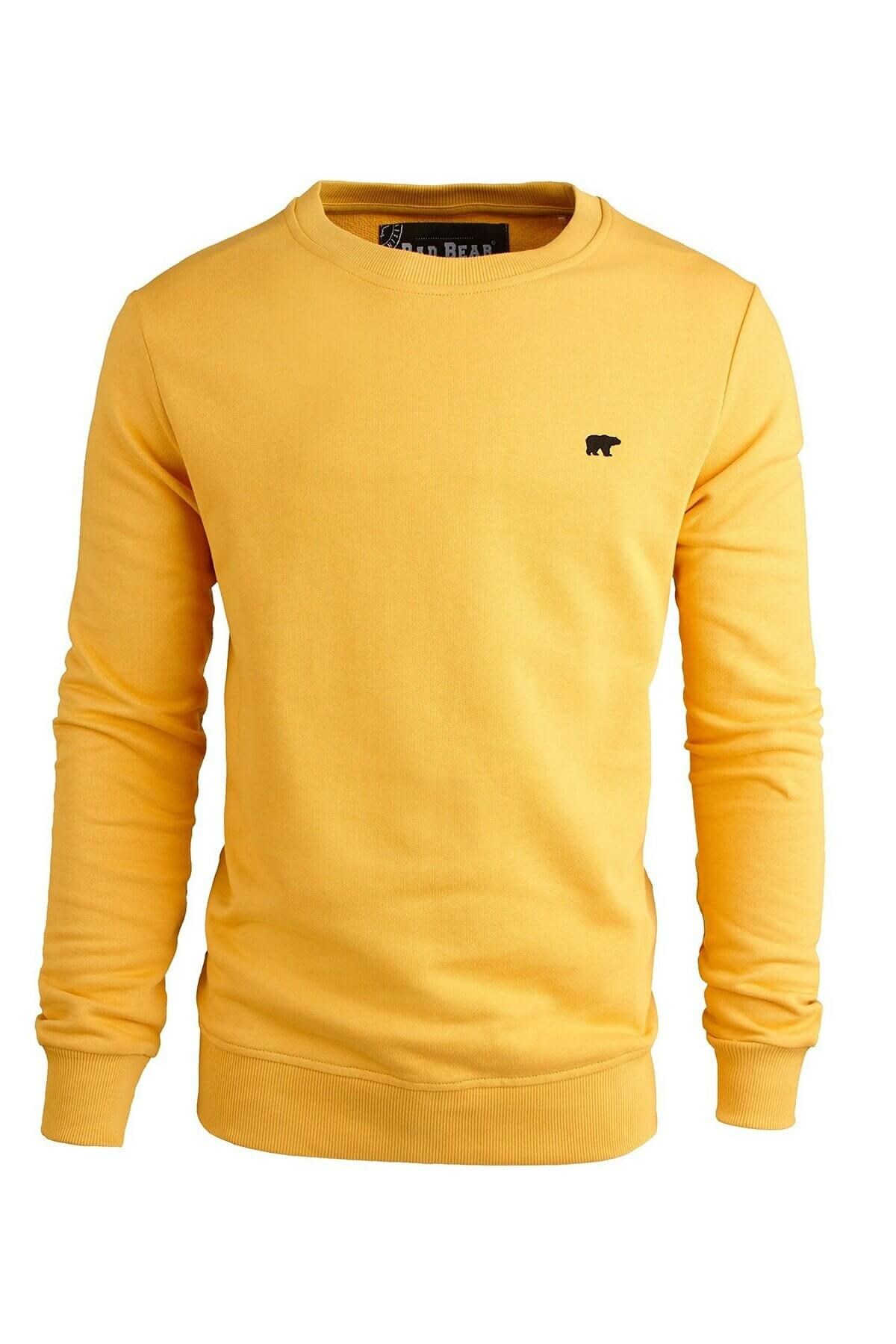 BAD BEARSweatshirtBad Bear Presage Crewneck Erkek Sweatshirt 20.02.12.012 MSTMUSTARD