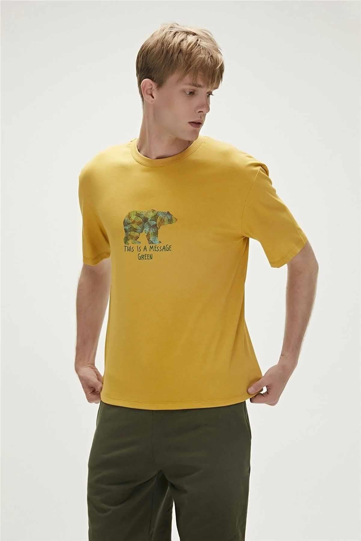 BAD BEARTişörtBad Bear Re-Finger T-Shirt Erkek Tişört 23.01.07.007CIDER