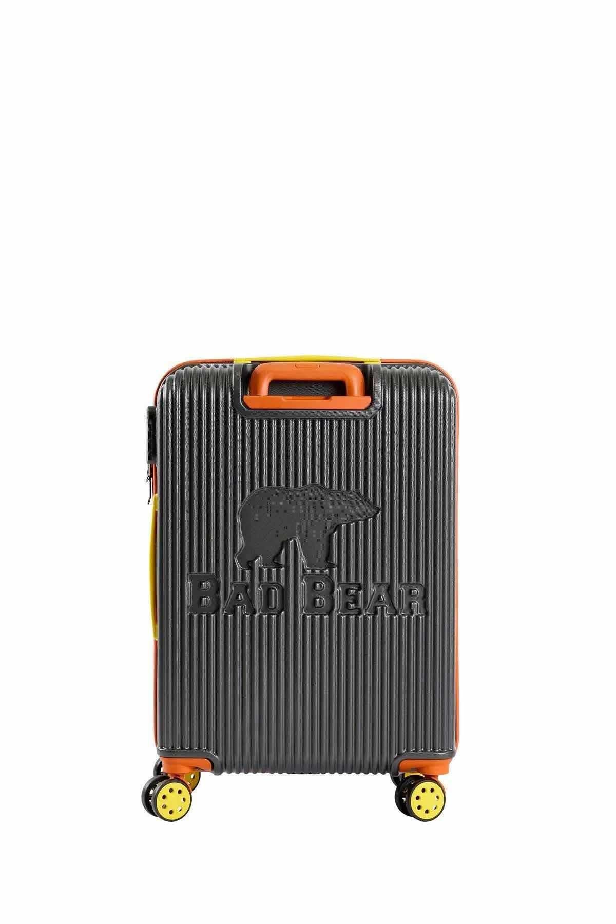 BAD BEARValizBad Bear LOGO SUITCASE 64L Unisex Valiz 23.01.80.002RAVEN