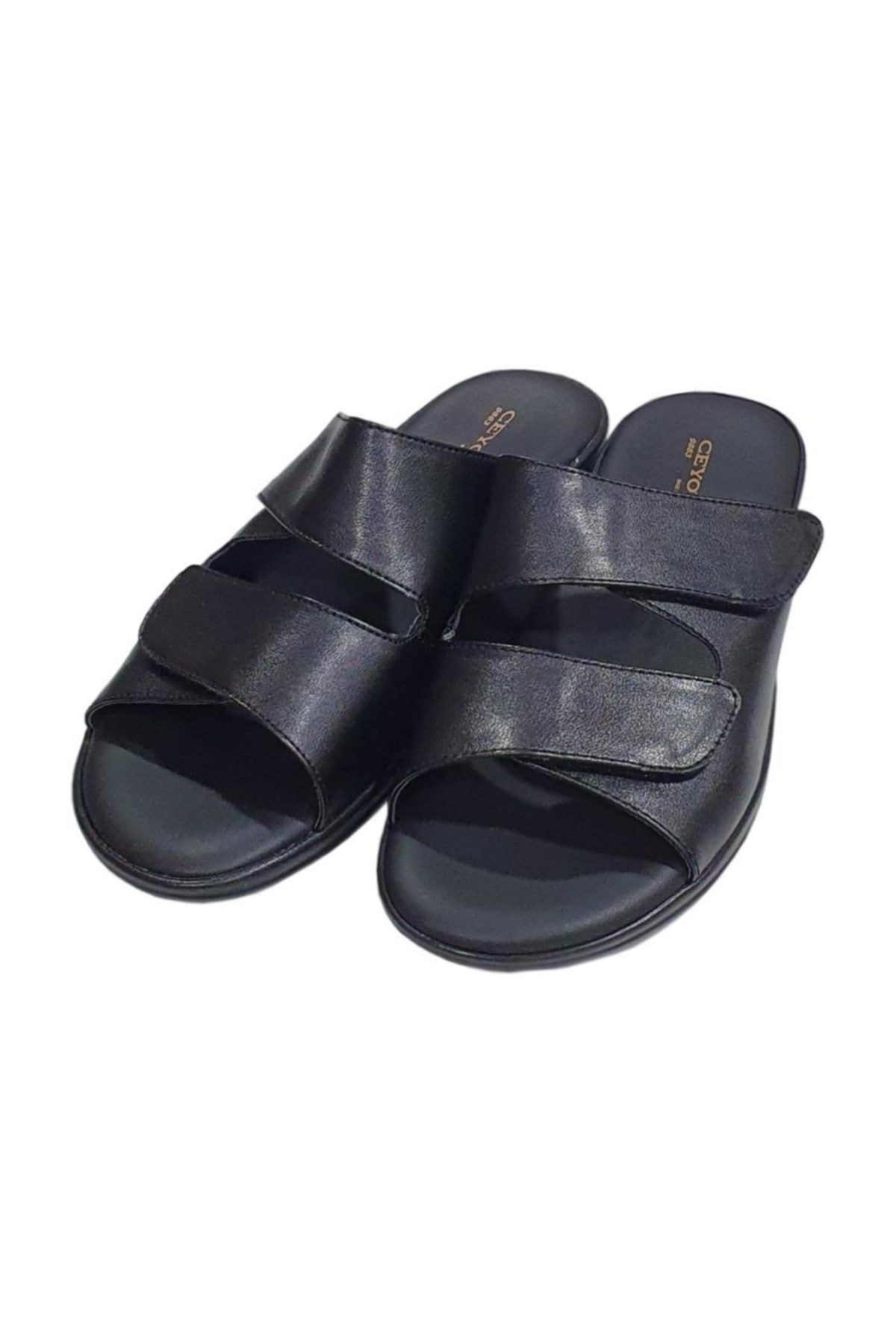 Ceyo 9863-10 Kadın Ev Terliği Ayakkabı 04993SIYAH